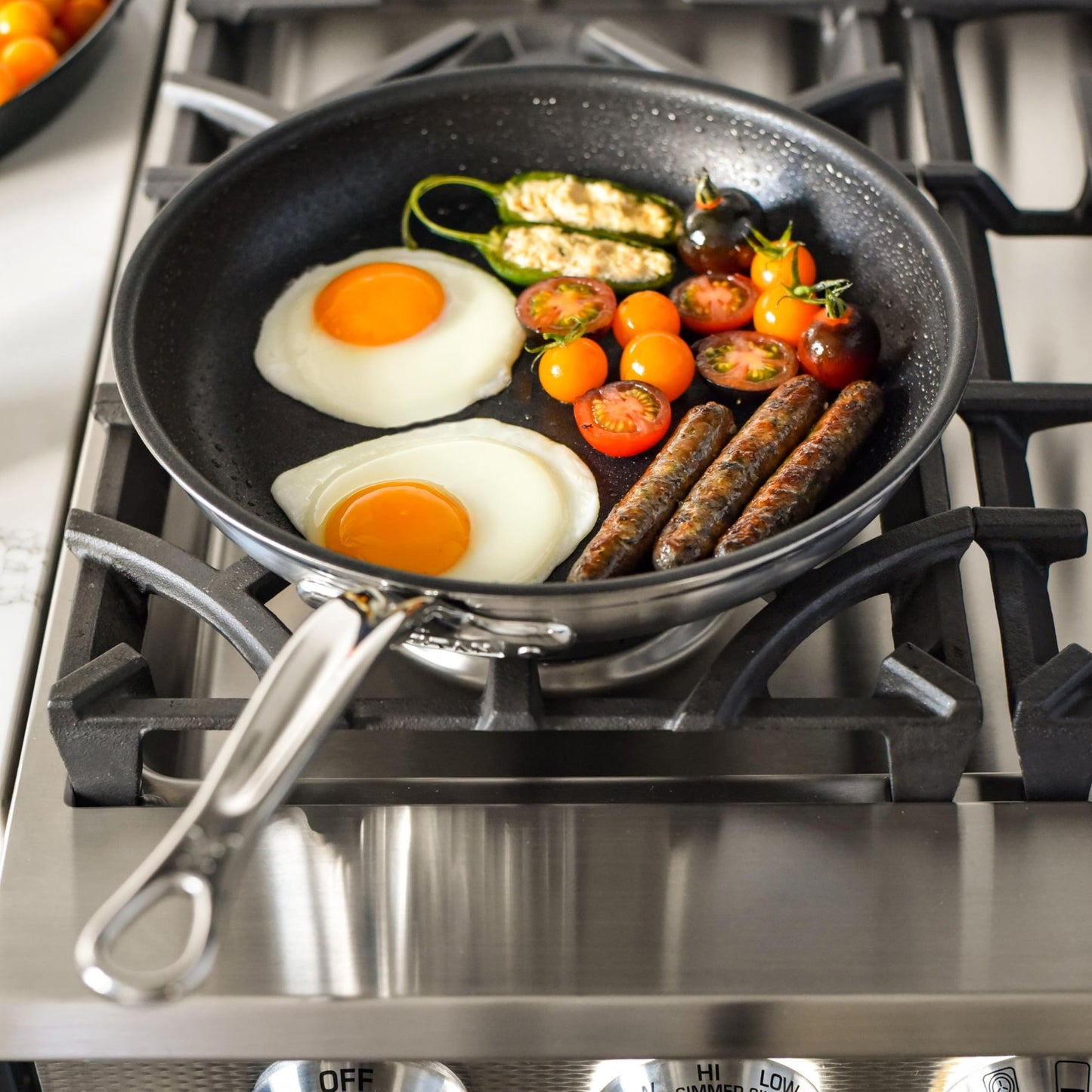 Hestan ProBond Forged TITUM - Professional Clad Stainless Steel, Nonstick, Frying Pan, (11-Inch) Induction Compatible, Made without PFOAs