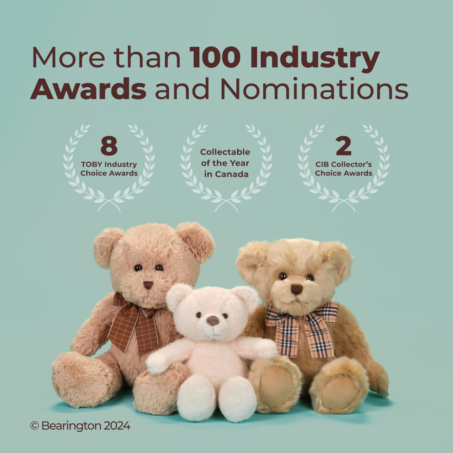 Bearington Huggy Ben Teddy Bear Stuffed Animal Plush Toy - 19" Soft Brown Huggable Bear with Bean Bag Weighted Body and Floppy Limbs - Classic Plush Teddy Gift for Kids, Babies, Collectors, and Adults