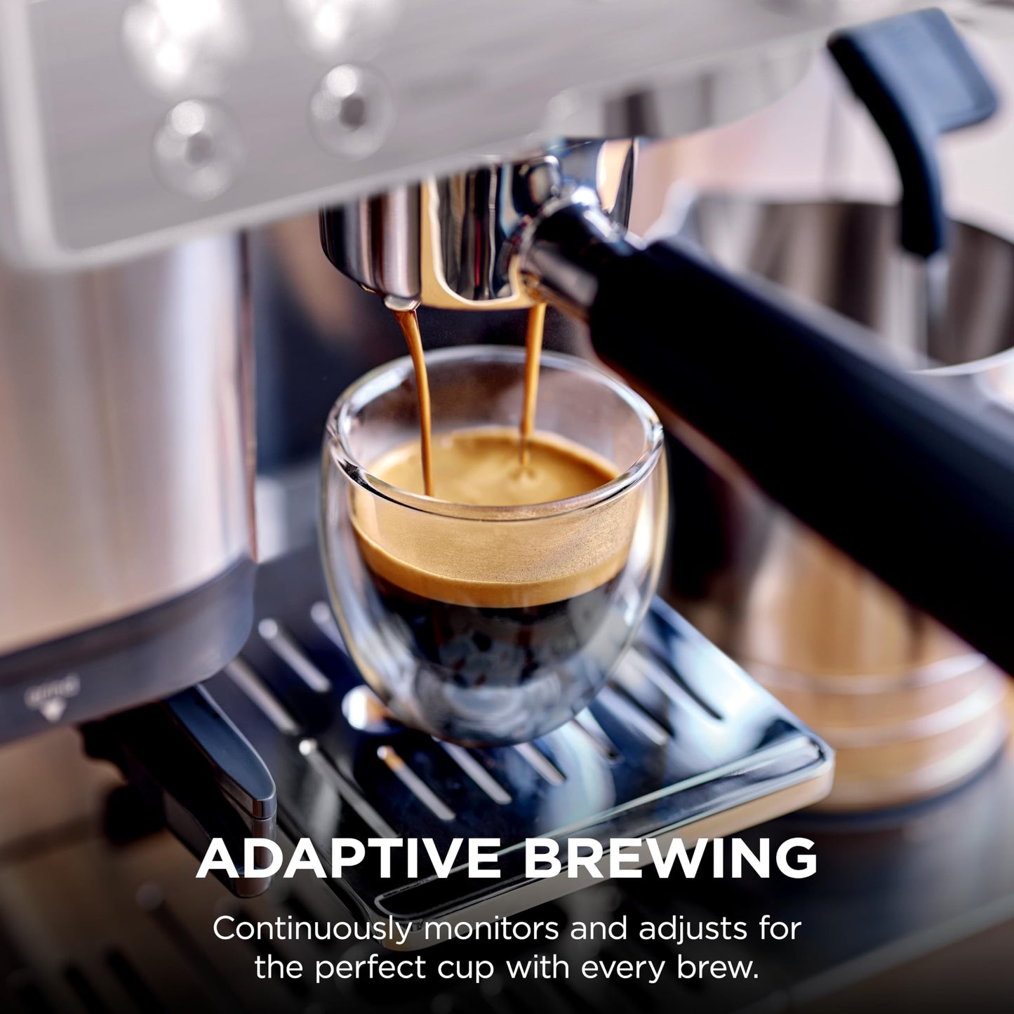 Ninja Luxe Café 3-in-1 Espresso, Drip Coffee and Cold Brew Machine | Integrated Coffee Grinder, Milk Frother, Assisted Tamper & Built-In Espresso Accessory Storage | Stainless Steel | ES601