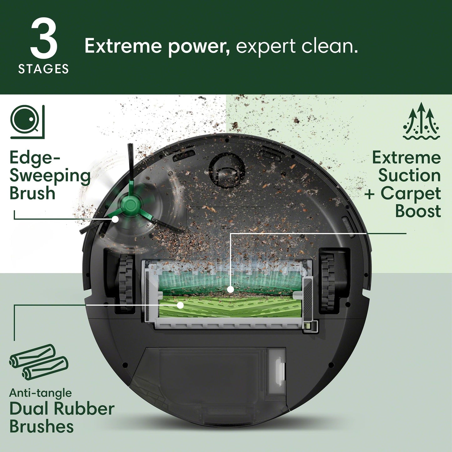 iRobot Roomba Max 705 Robot Vacuum with AutoEmpty Dock, Powerful Suction, Dual Rubber Anti-Tangle Brushes, LiDAR Navigation, Obstacle & Anti-Fall Detection, for Carpet and Hard Floors