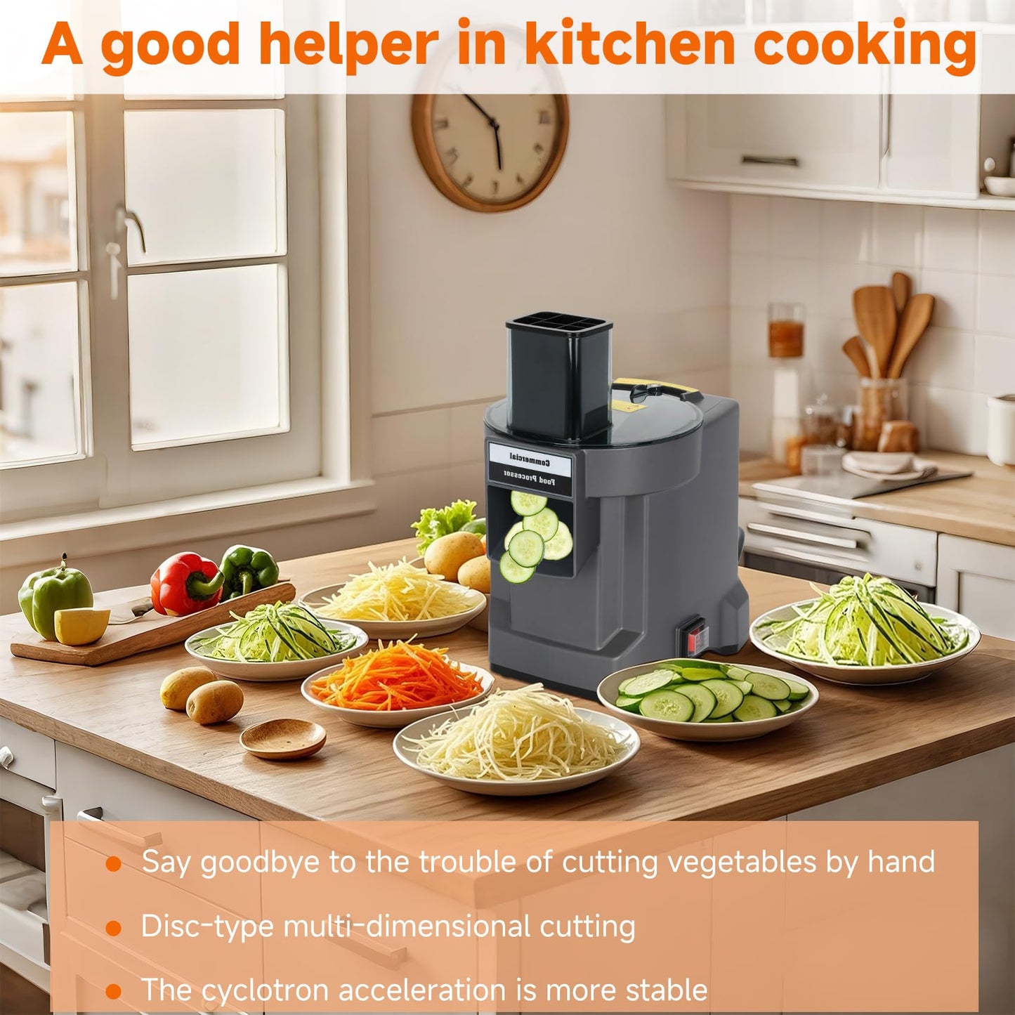 Mangoct 3 in 1 Electric Vegetable Dicer Slicer for Commercial & Home Use, Multifunctional Automatic Commercial Vegetable Chopper for Onion Potato Cabbage Veggie Fruit Slicing Shredding and Slitting