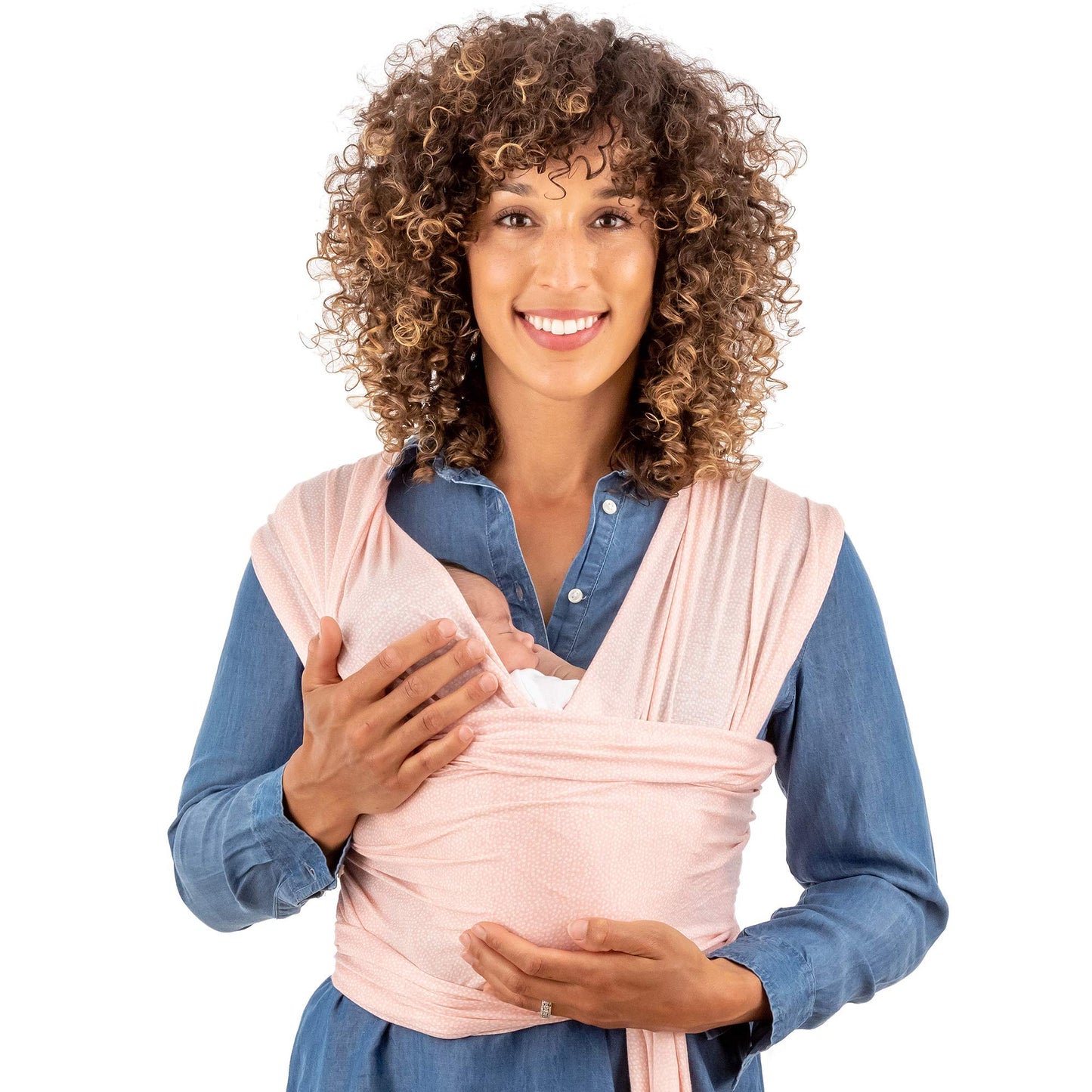 WeeSprout Baby Wrap Carrier - Perfect Baby Carrier Wrap Sling for Newborn and Infant, Enhances Baby Bonding, Soft and Breathable, Ideal for Babywearing
