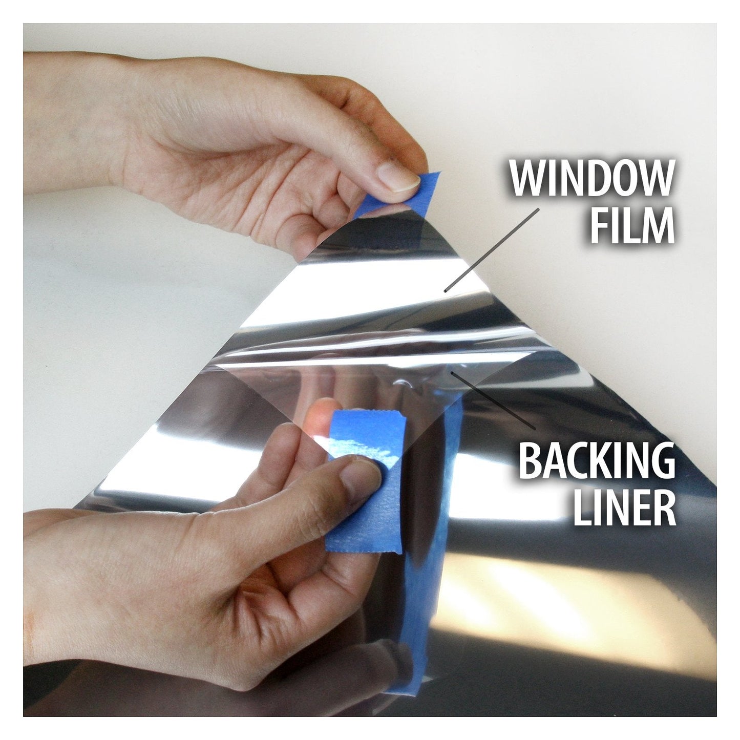 BDF S15 Window Film Daytime Privacy and Heat Control Mirror Silver 15 (Dark) - 60in X 25ft