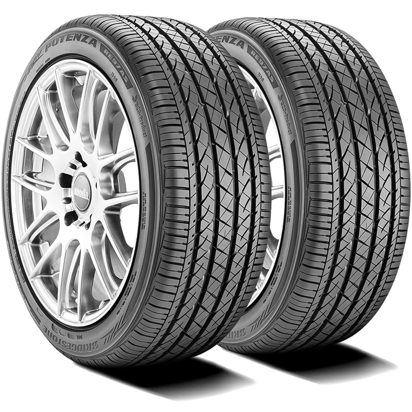 Bridgestone Potenza RE97AS Run-Flat Passenger Tire P225/55RF17 95 V