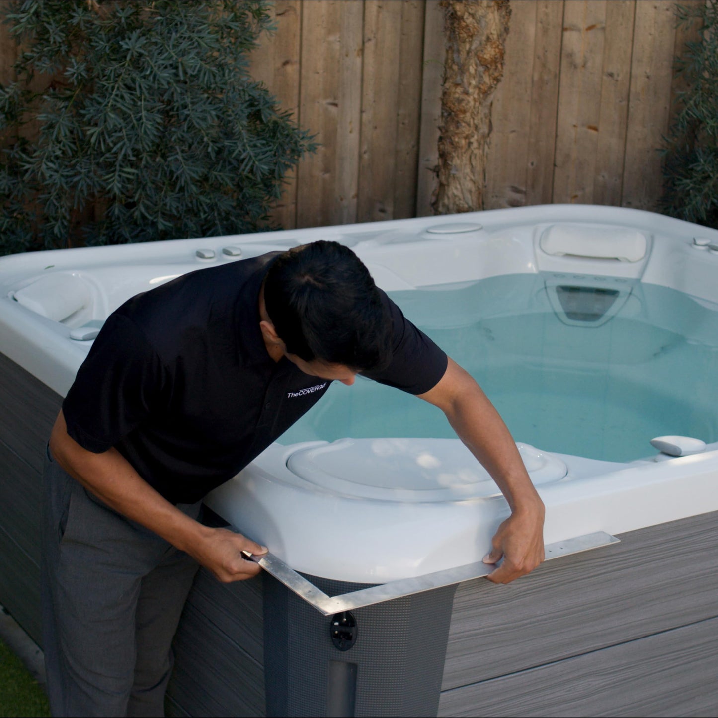 The Cover Guy Premium Hot Tub Cover | Custom Made Replacement Spa Cover | Energy-Saving Hot Tub Covers Built for All Climates | 6, 5, or 4 inch Taper