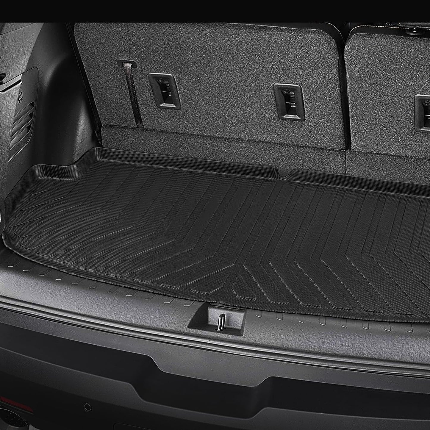 for Chevy Traverse 2018-2023 Floor Mats & Cargo Liner ONLY for 7 Seats Bucket Seats, All Weather TPE Rubber Mats for Chevy/for Chevrolet Traverse Accessories (Fit 2024 Traverse Limited)