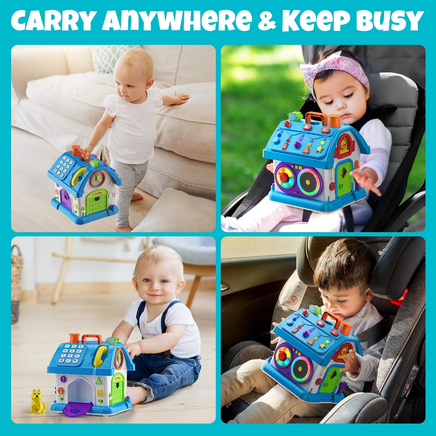 Hurdaos Montessori Toys for 1 Year Old Boy Girl Gifts, 1st Birthday for One Year Old Boys Girl First Gift Baby Toy 12-18 Months, Educational Learning Toddler Toys 1-2