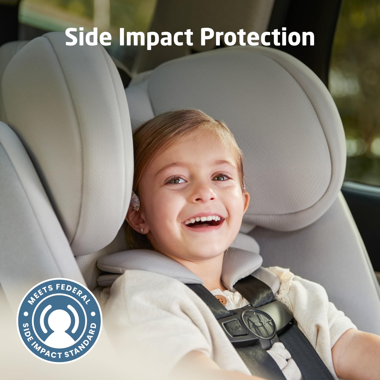 Maxi-Cosi Pria 3-in-1 Convertible Car Seat, Infant to Toddler Car Seat, Easy-Install Harness, Machine-Washable Cover, 5-100 lbs, Seafaring