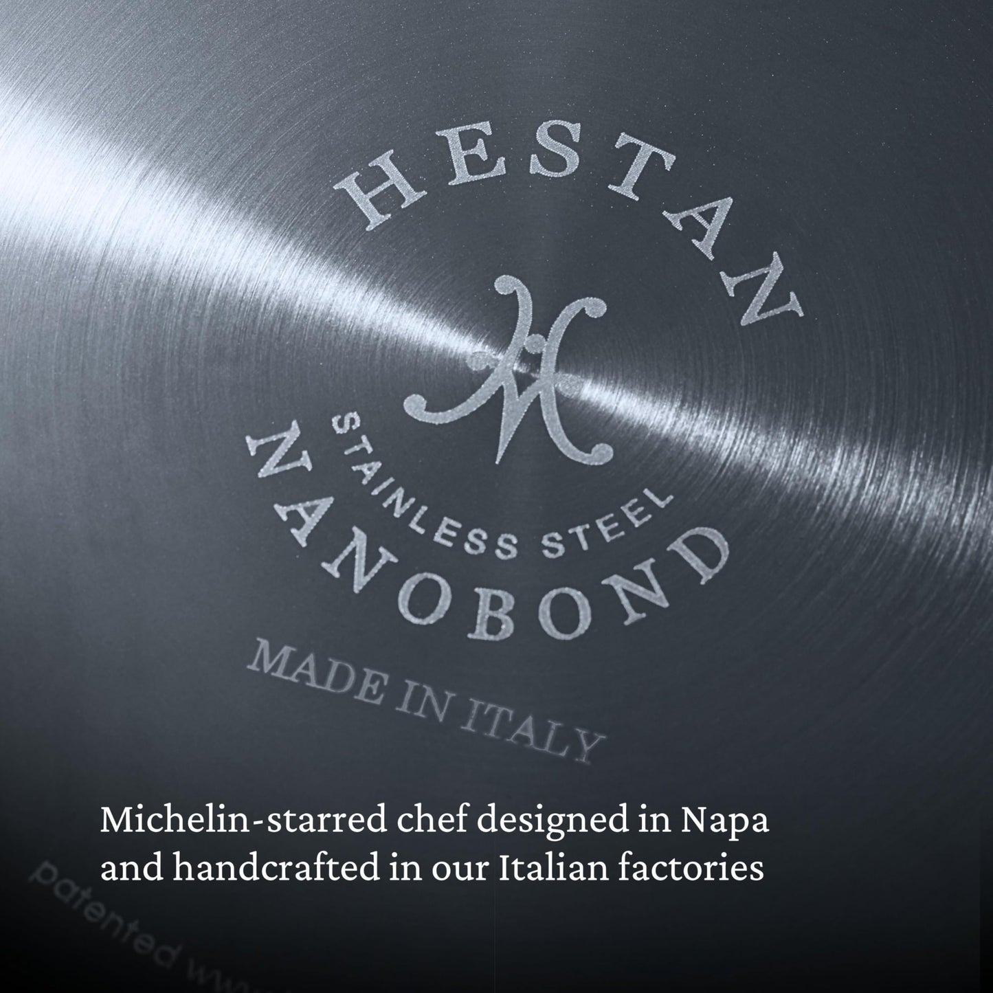 Hestan - NanoBond Collection - Titanium Stainless Steel 8.5-Inch Frying Pan - Toxin, PFAS, & Chemical Free Clean Cookware, Induction Cooktop Compatible