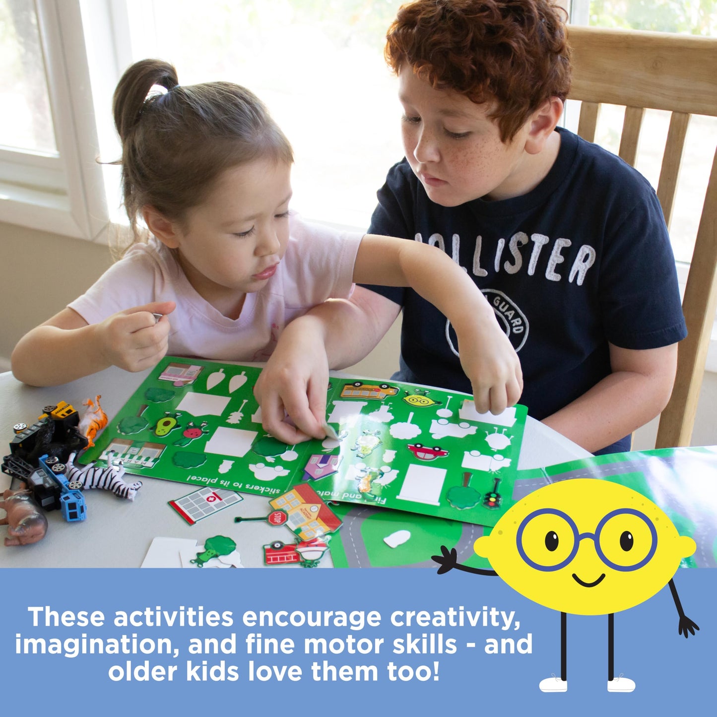 BapronBaby Feeding Littles Busy Bag (Sage) - Toddler Travel Activity Kit, Restaurant Activity Kit for Independent and Family-Wide Play, Age 3+