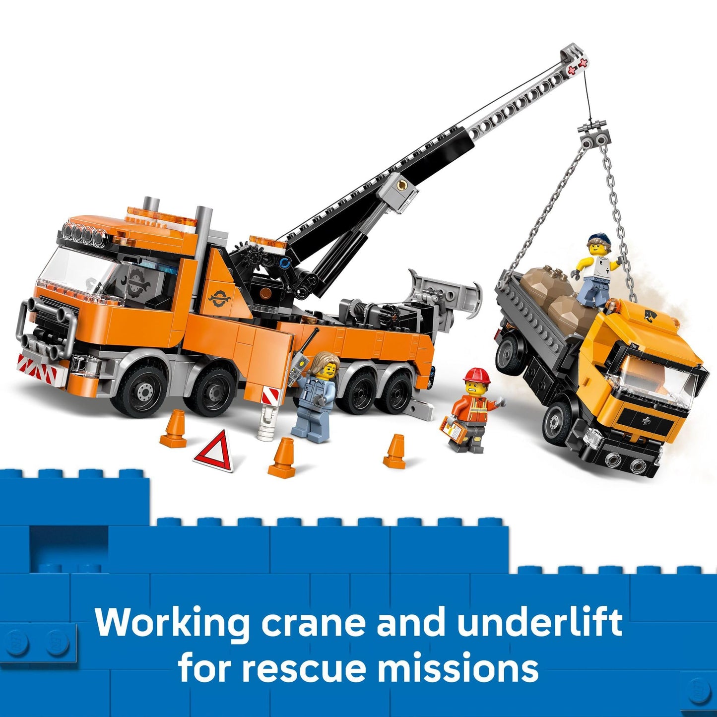 LEGO City Heavy-Duty Recovery Tow Truck with Crane Building Toy - Dump & Tow Truck Toys for Boys & Girls, Ages 8+ - Pretend Play Set for Kids - Gift Idea for Birthdays & Holidays - 60467