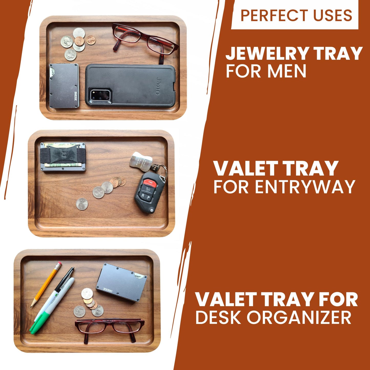 Extra Large Walnut + Tray 2 Pack