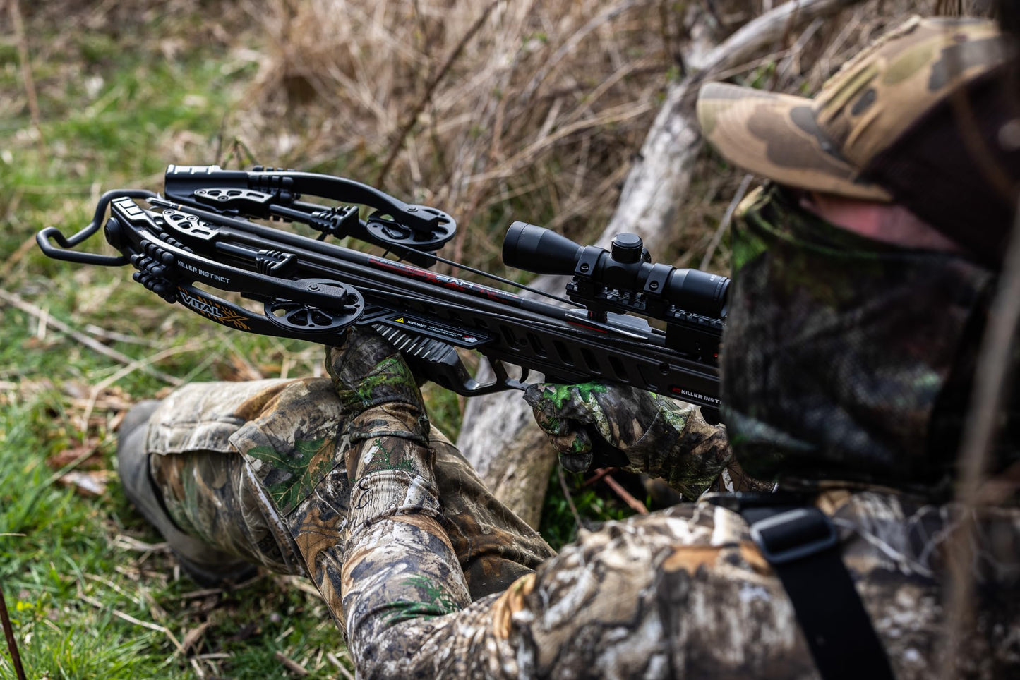Killer Instinct Vital-X with Dead Silent Crank Crossbow Package. The Vital-X is a Top Crossbow for Hunting Deer or Your Favorite Game!