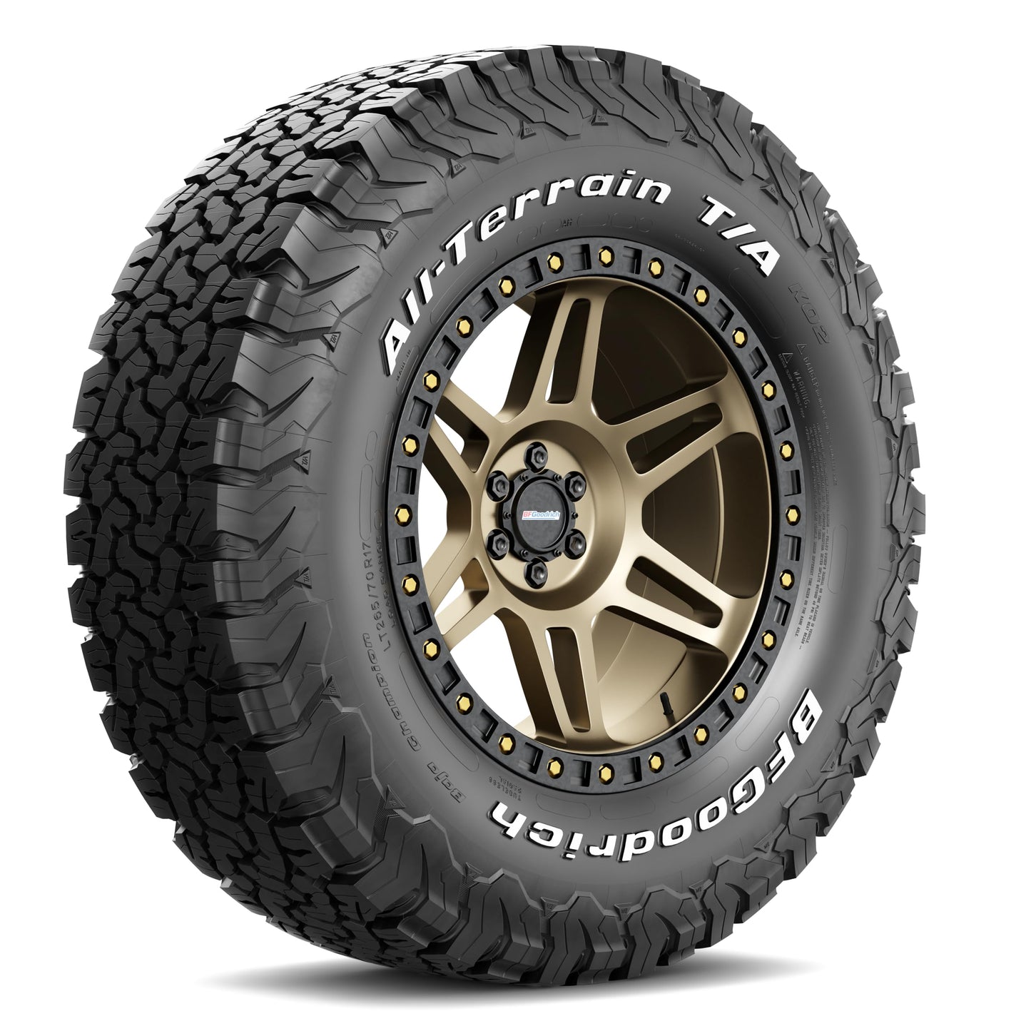 BFGoodrich All Terrain T/A KO2 Radial Car Tire for Light Trucks, SUVs, and Crossovers, LT275/65R17/E 121/118S