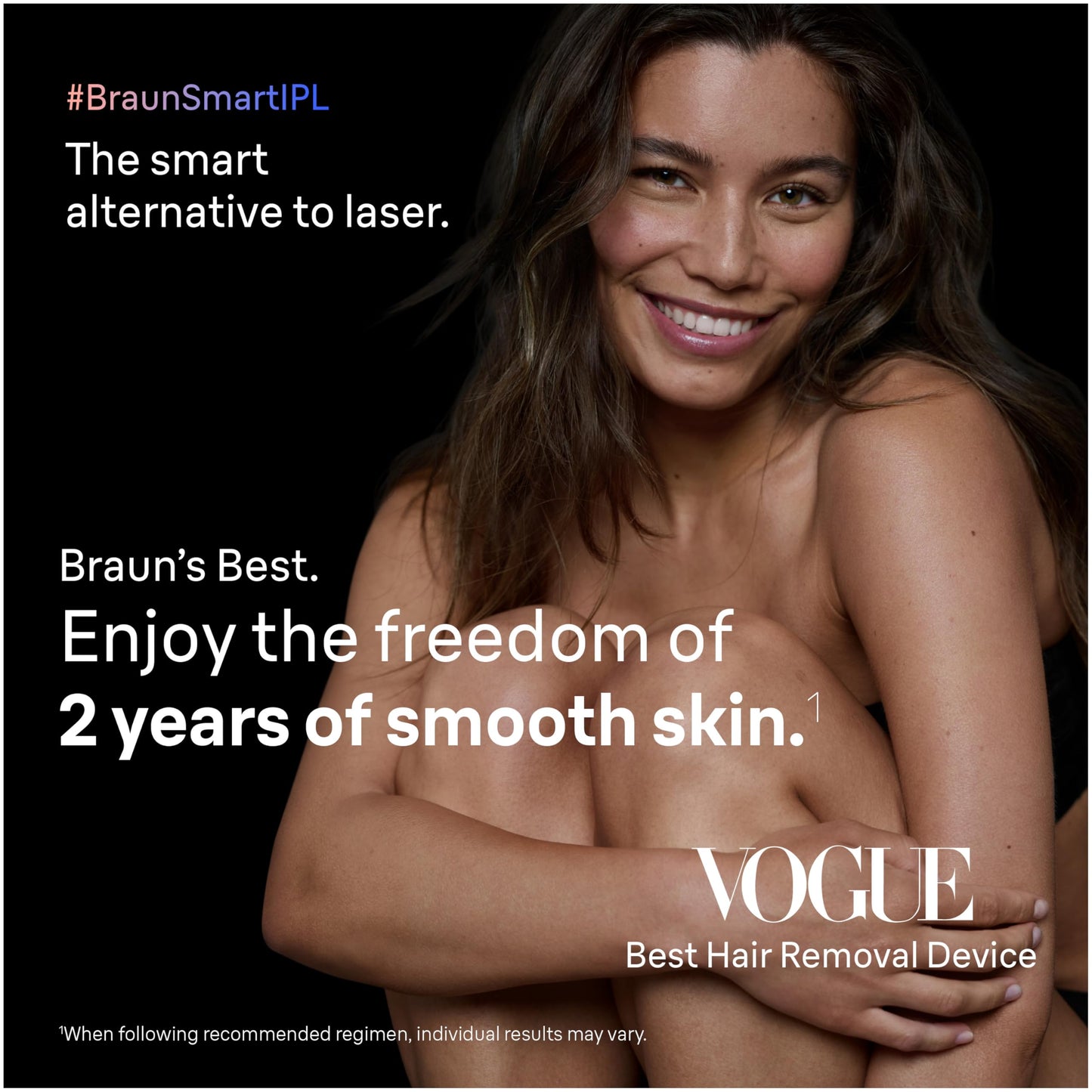 Braun Smart IPL, Skin i·Expert Pro 7, VOGUE's Best Hair Removal Device, IPL Hair Removal for Women and Men, Permanent Laser Hair Reduction At-Home, World's 1st Smart App, 4 Heads, IPL7387