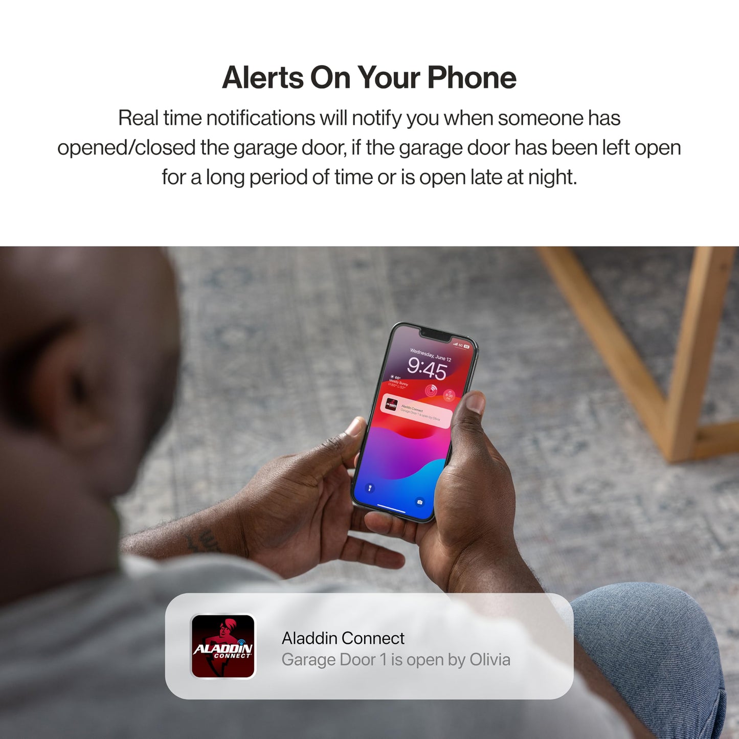 Genie Chain Glide Connect Essentials Smart Garage Door Opener - Reliable Chain Drive Opener With LED Lighting- Compatible with Alexa, SmartThings, Brilliant Smart Home