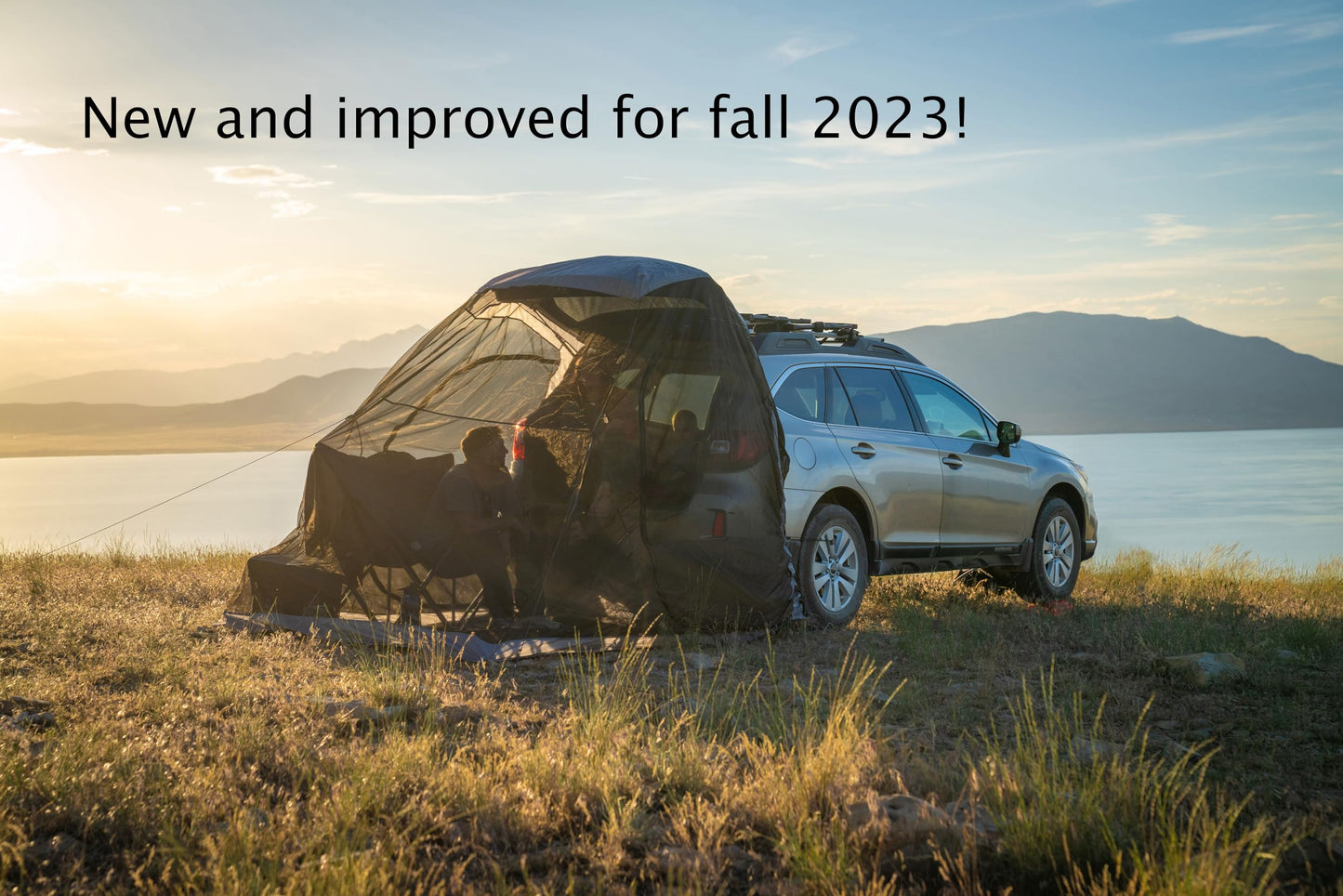 Camp Toad Universal SUV Tent Spacious Camping Attachment for SUV Car Van Minivan Hatchback and Truck Rear Door Setup for Outdoor and Tailgate Use with Most Automobiles with Screen Tent & Rainfly