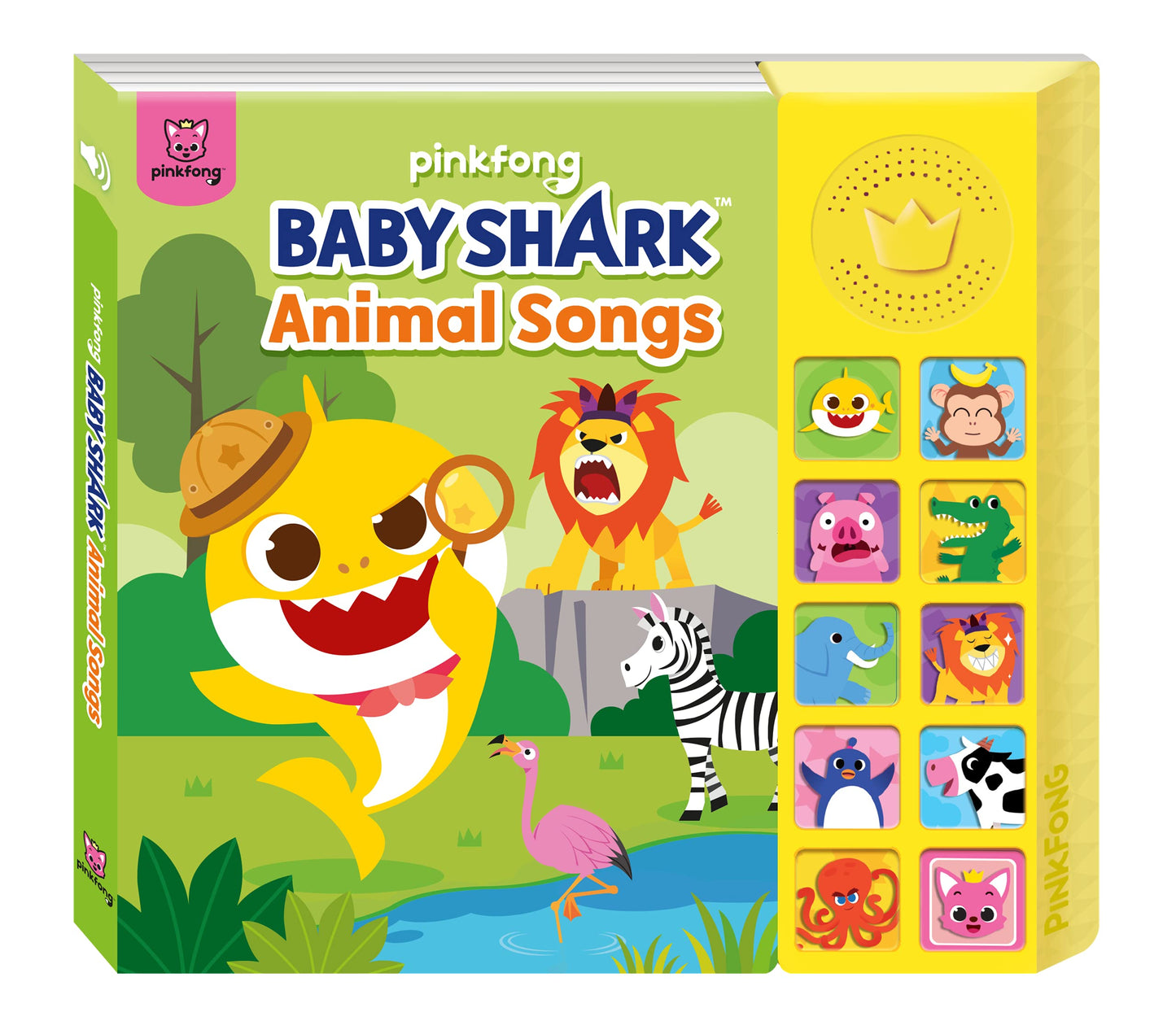 Pinkfong Baby Shark 10 Button Sound Book Collection | Learning & Education Toys | Interactive Baby Books for Toddlers 1-3 | Gifts for Boys & Girls