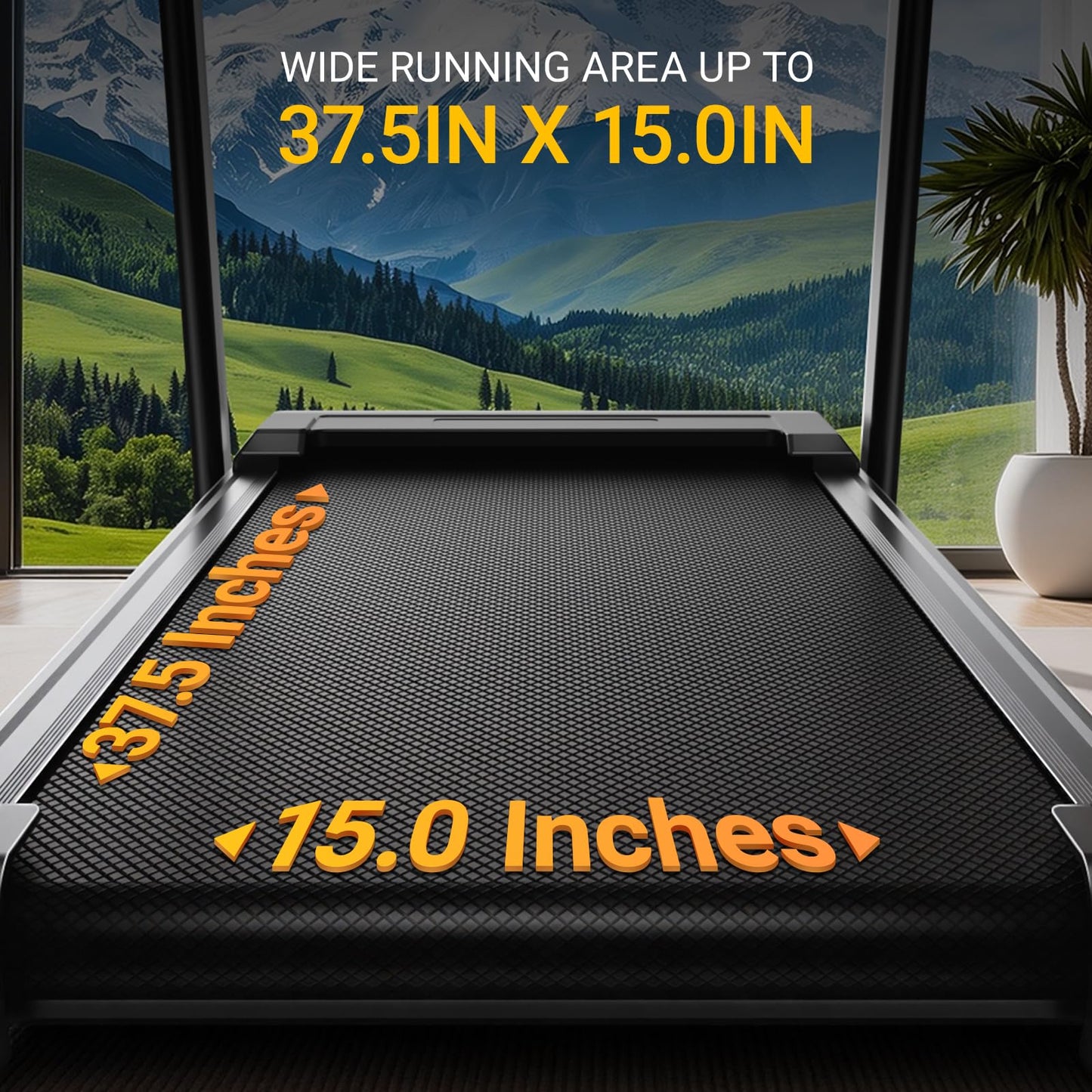 16% Incline Treadmill with Handle, 4-in-1 Foldable Treadmill with Triple-Screen Console, 3.0HP Quiet Brushless Treadmills for Home and Office Use, 400 LBS Capacity