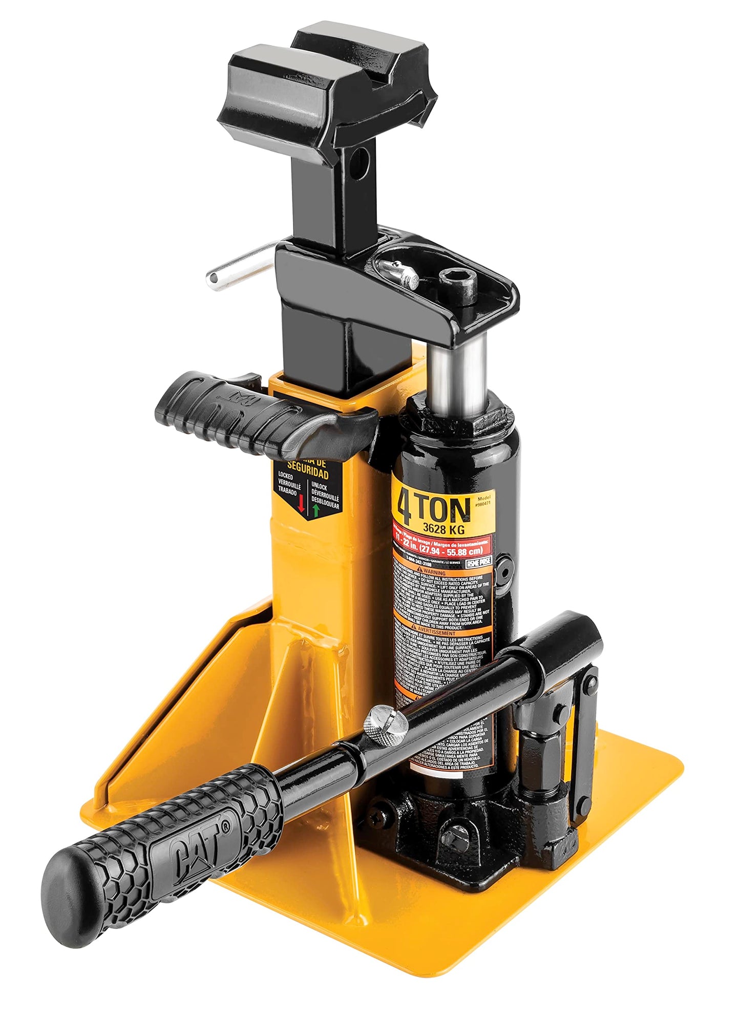 Cat 4 Ton All-in-One Truck Jack, Bottle Jack and Stand in One, Car Lift Equipment for Repair - 240342