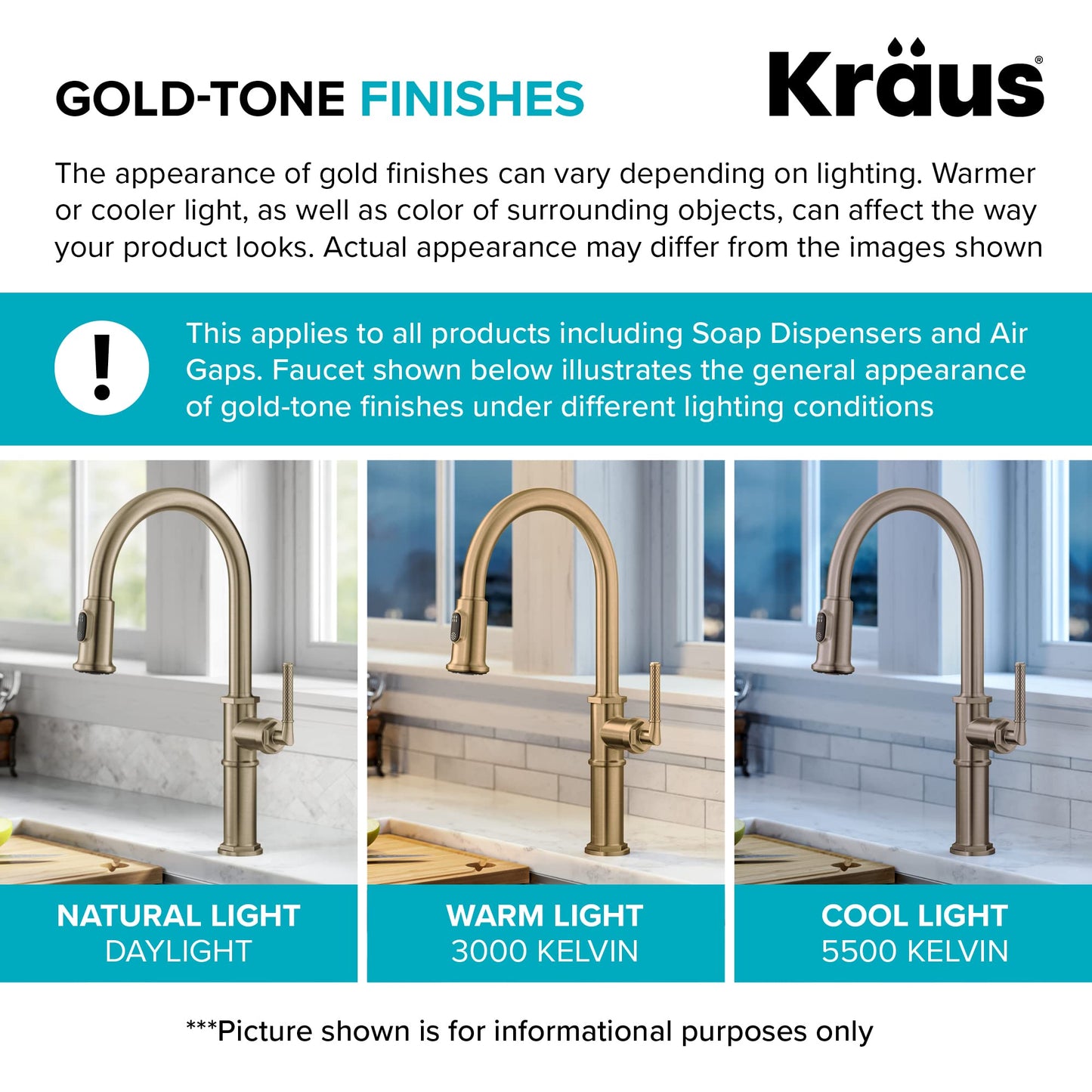 KRAUS Allyn Transitional Bridge Kitchen Faucet with Pull-Down Sprayhead in Brushed Gold, KPF-3121BG
