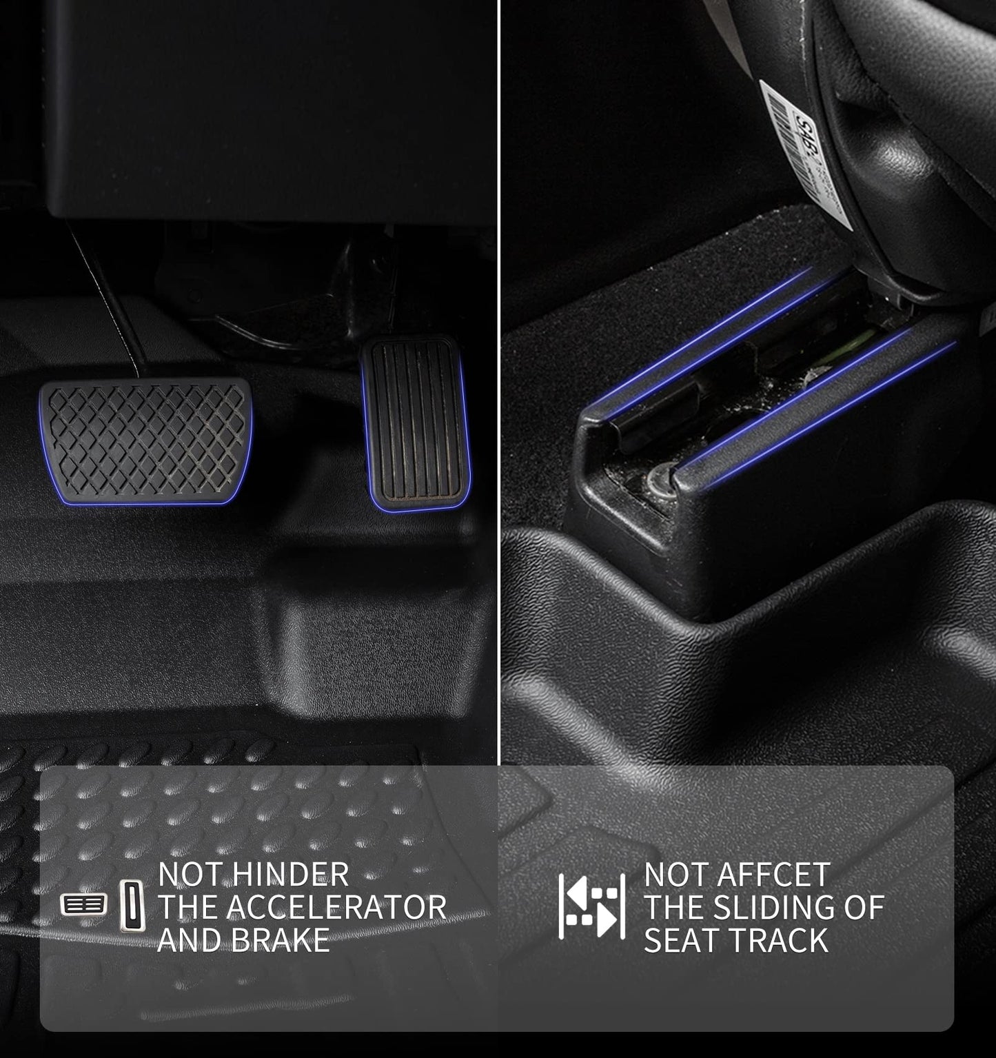 KELCSEECS Floor Mats & Cargo Liner Custom for 2022 2021 2020 2019 2018 2017 2016 BMW X1 Car Mats Automotive Cargo Mat Floor Liners Trunk Mat X1 All Weather Floor Mats Trunk Liner Black