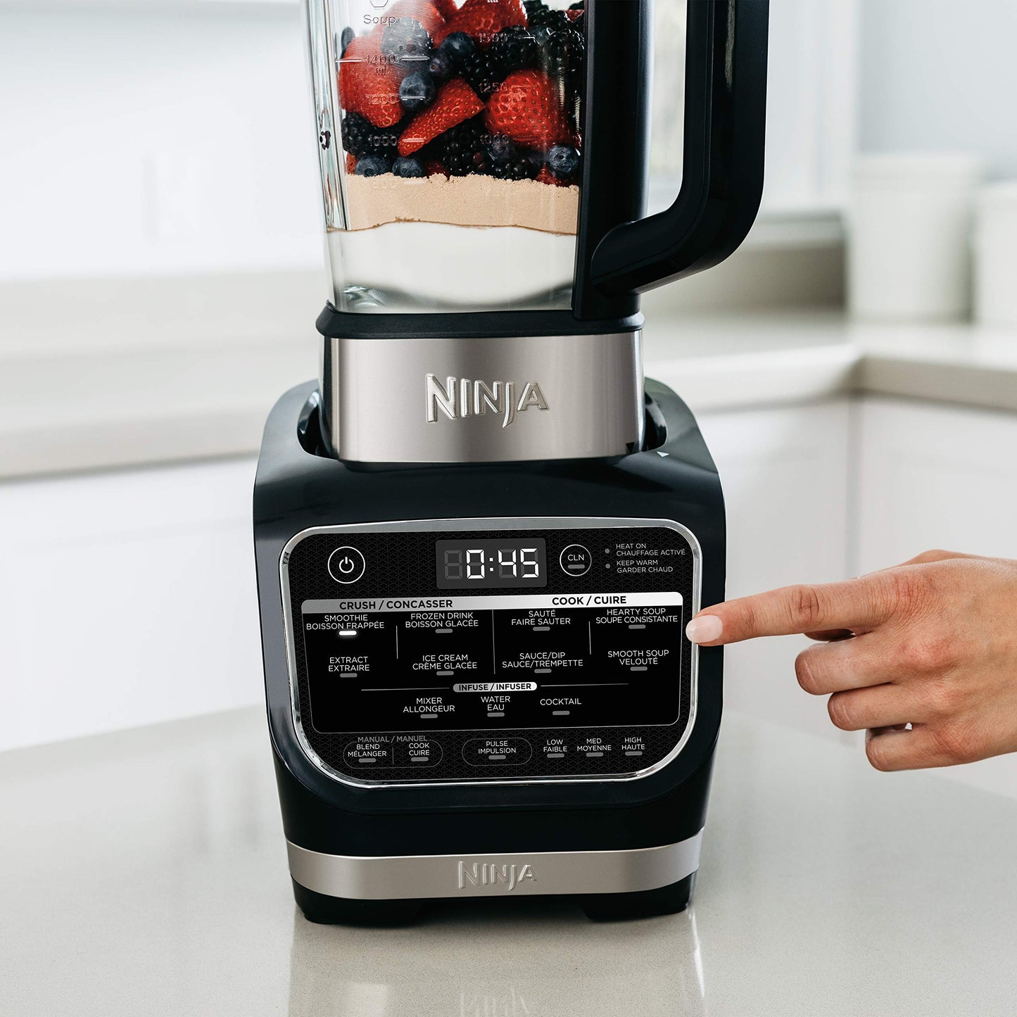 Ninja HB150C/HB152 Foodi Heat-iQ Blender, 64 oz, Black