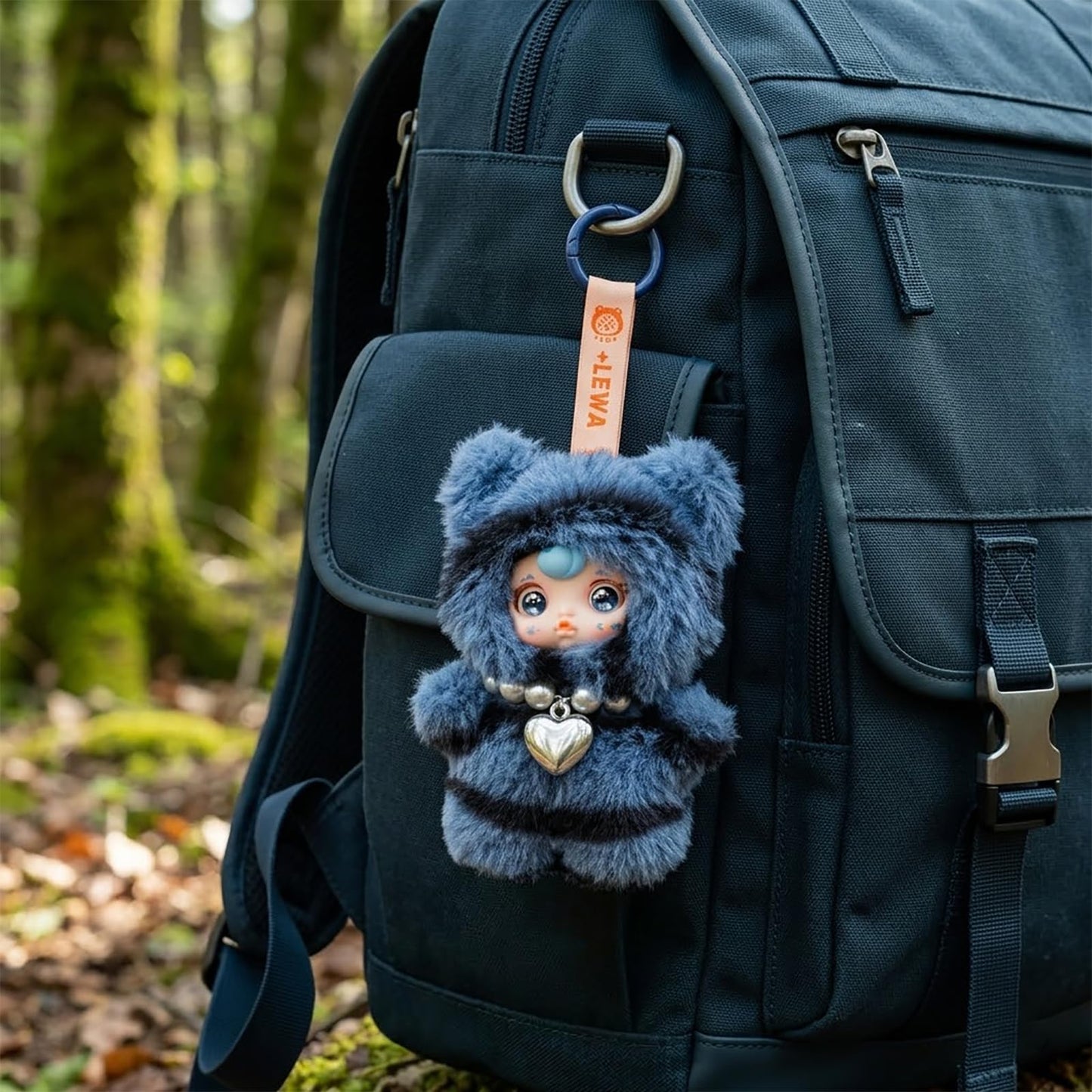 Plush Blind Box, Kawaii Cute Mini Plush Doll Keychain, Random 1 of 7 Styles with Secret Edition, Movable Eyes Design, Collectible Plush Figure Toys, Gift for Kids Girls Teens & Adults (Single Box)
