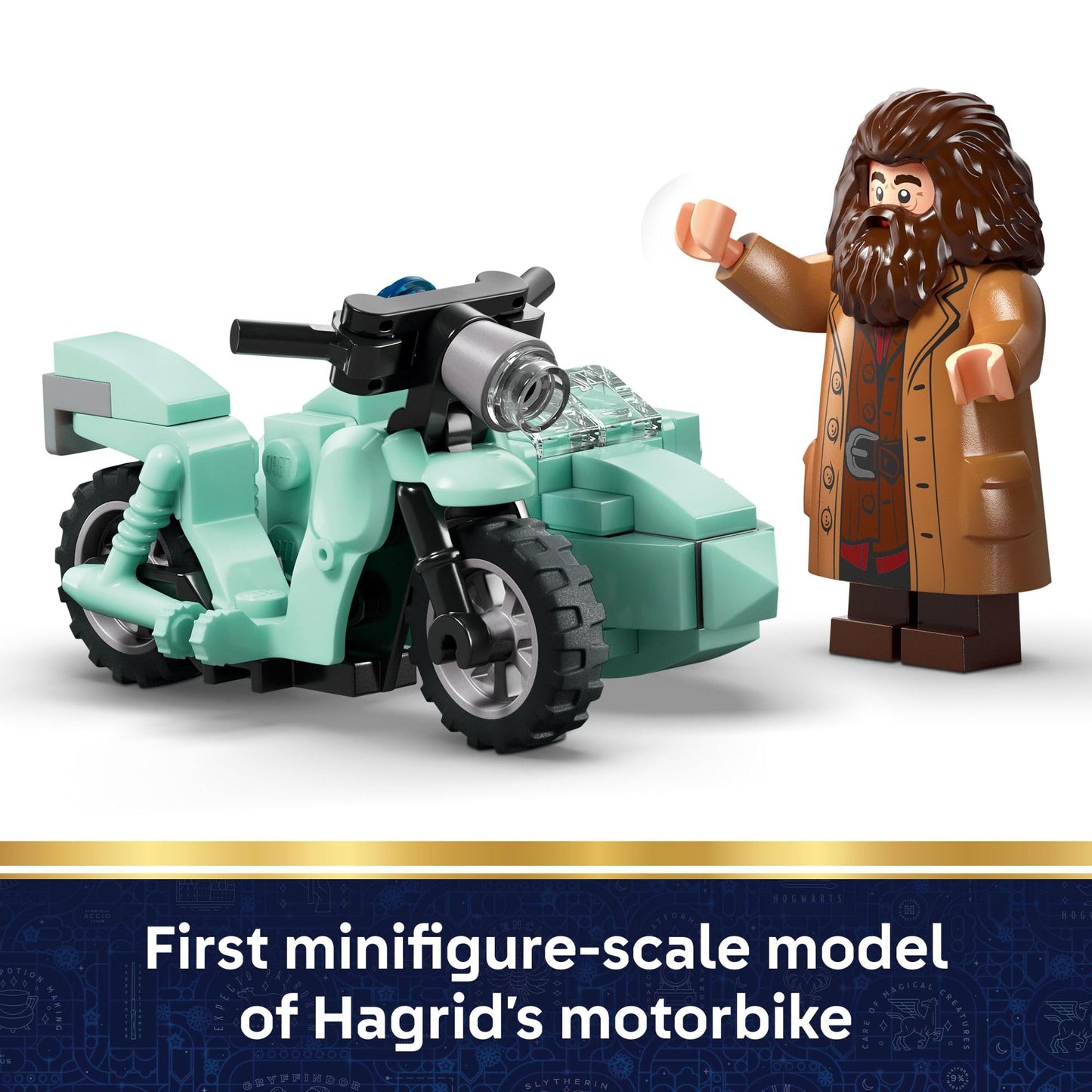 LEGO Harry Potter Hagrid & Harry’s Privet Drive Escape Building Toy for Boys & Girls - Pretend Play Set for Kids, Ages 8+ - W/Mini Hagrid's Motorcycle & 4 Minifigures - Gift for Birthdays - 76459