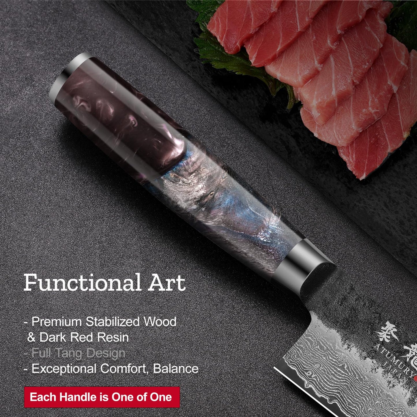 8.27 Inch Japanese Kiritsuke Chef Knife with VG10 Core, Professional 67-Layer Hand-Forged Damascus Knife with Ergonomic Handle, Leather Sheath and Elegant Gift Box – Perfect Gifts for Women Men
