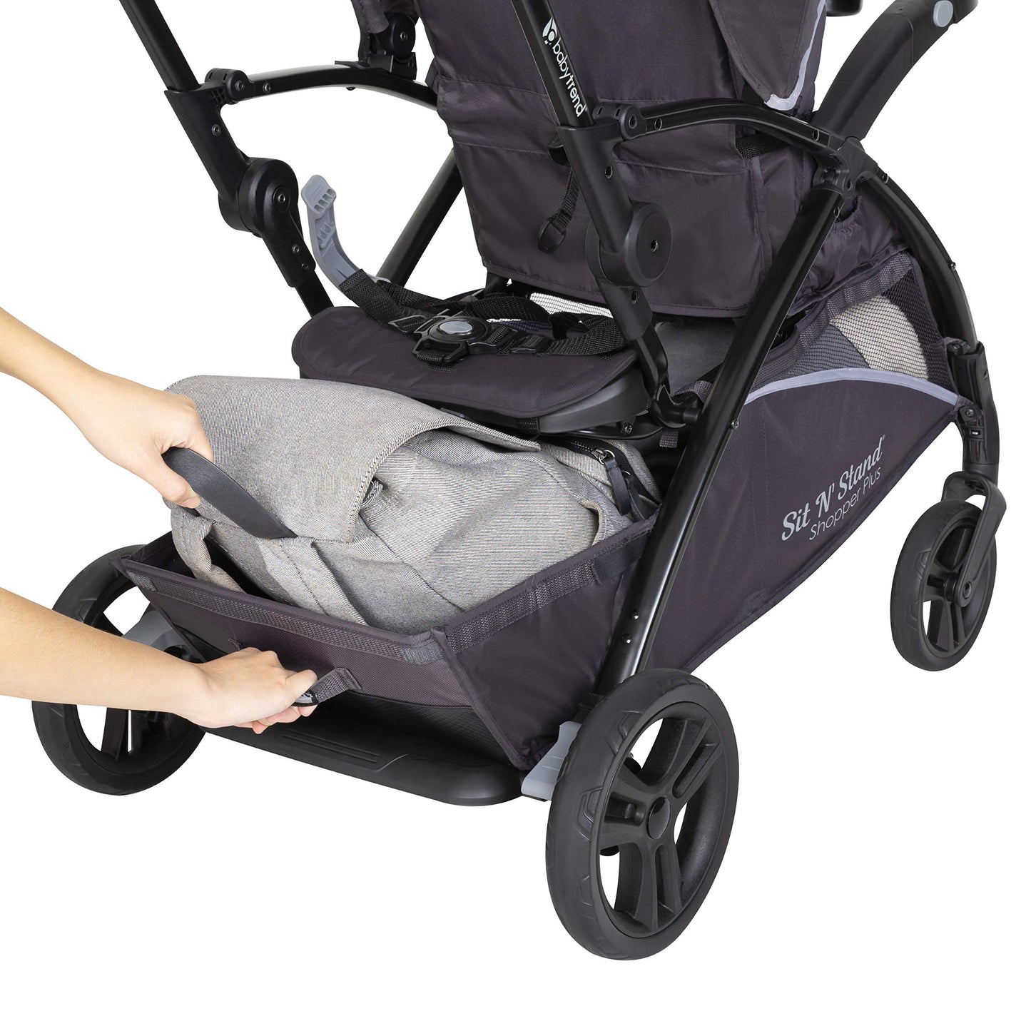Baby Trend Sit N’ Stand® 5-in-1 Shopper Plus Stroller, Cassis
