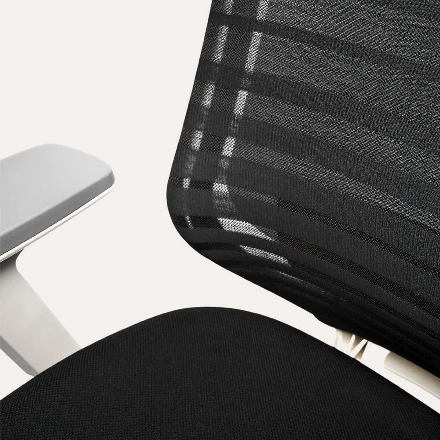 Branch Ergonomic Chair - A Versatile Desk Chair with Adjustable Lumbar Support, Breathable Mesh Backrest, and Smooth Wheels - Experience Optimal Comfort and Support - Graphite - White