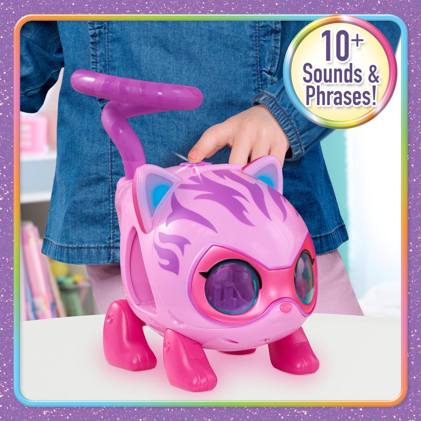 Disney Jr. SuperKitties Su-Purr Wild Kitty Copter with Lights and Sounds, 3 Pieces, Poseable Figures, Toy for Fans, Girls, Kids, Ages 3 and Up by Just Play, Kids Toys for Ages 3 Up by Just Play