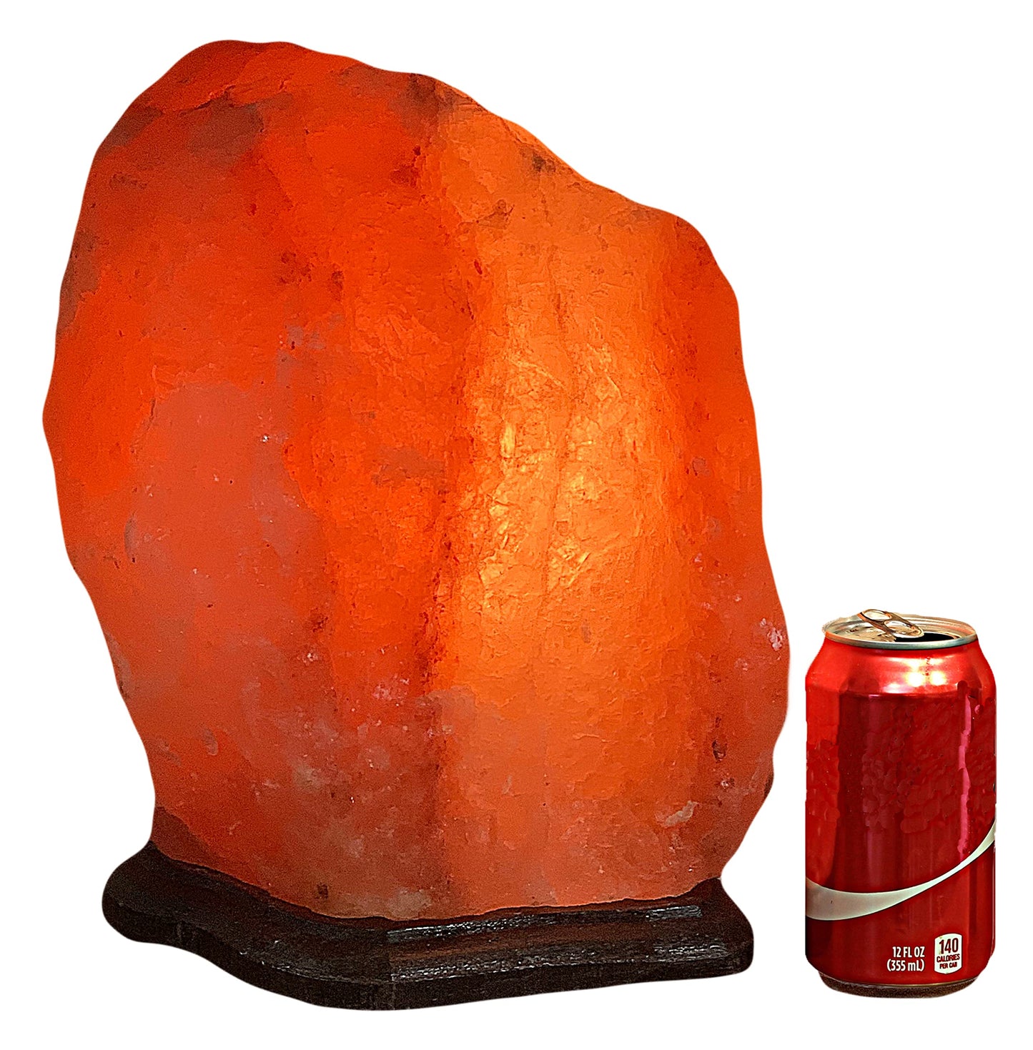 IndusClassic Giant Special Effect Natural Himalayan Crystal Rock Salt Lamp With Custom Base 35~45 lbs