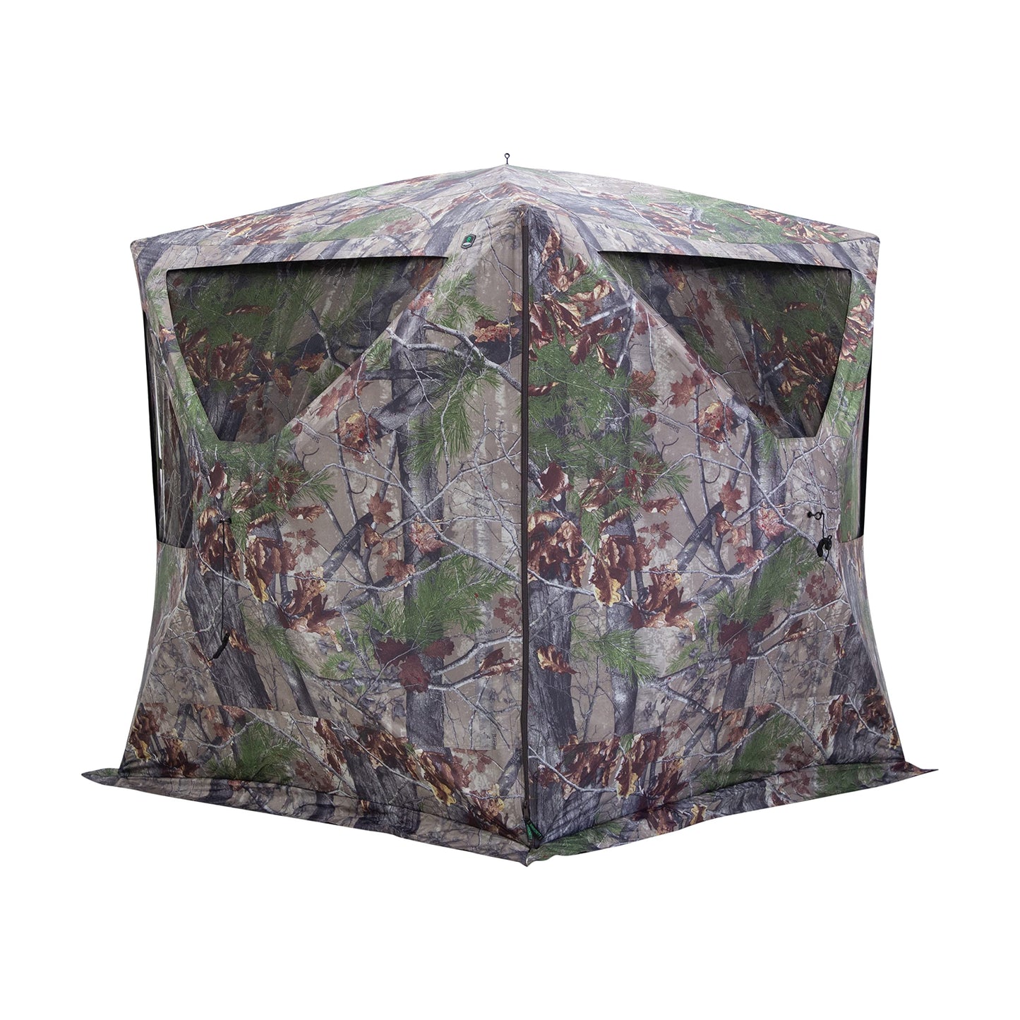 Barronett Big Cat Ground Hunting Blind, 3 Person Pop Up Portable, Backwoods Camo BC350BW