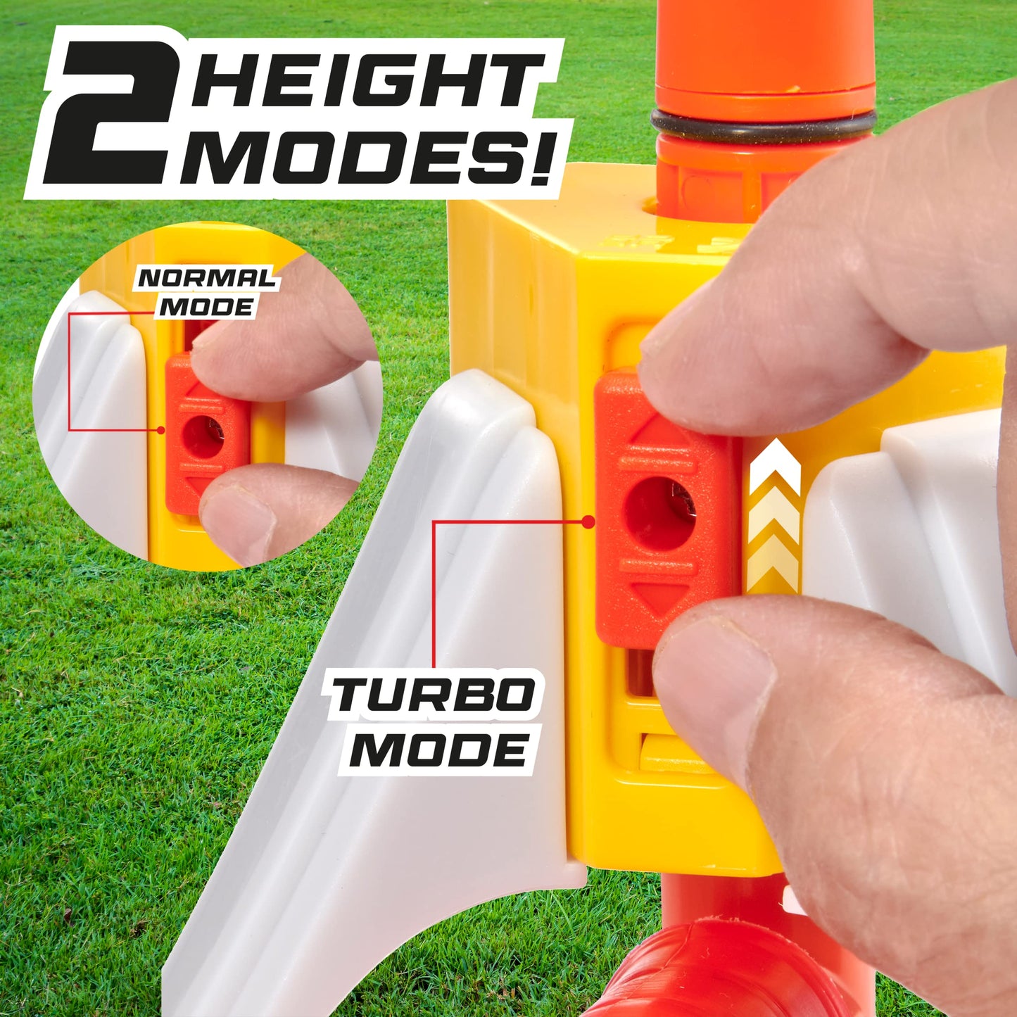 Flybar Hypr Rocket Launcher for Kids - Patented Design, Reach up to 500 Feet, Dual Pack with 2 Launchers & 4 Rockets, Connectable, Indoor/Outdoor Toys and Games