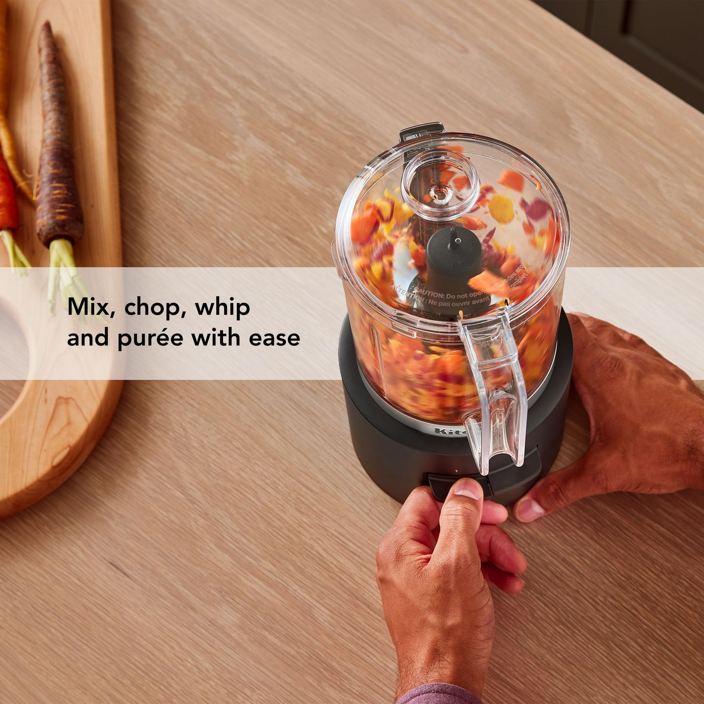 KitchenAid Go™ Cordless Bundle with Hand Mixer, Food Chopper and Kitchen Vacuum - battery included, KBUR131, Black Matte