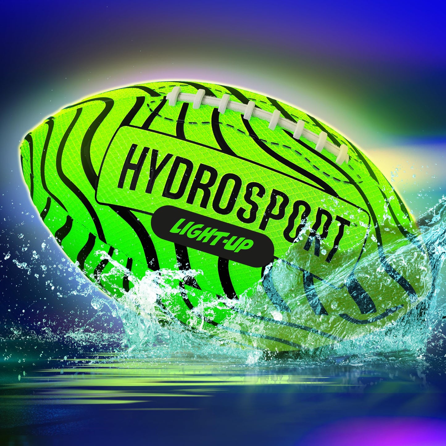Light Up Water Football for Pool, Beach, Lake - Waterproof Pool Toys for Kids Ages 8-12 - Teen Boys Gift - Swimming Balls Sports - Family Games - Teens Boys & Adults Fun - Outdoor Accessories