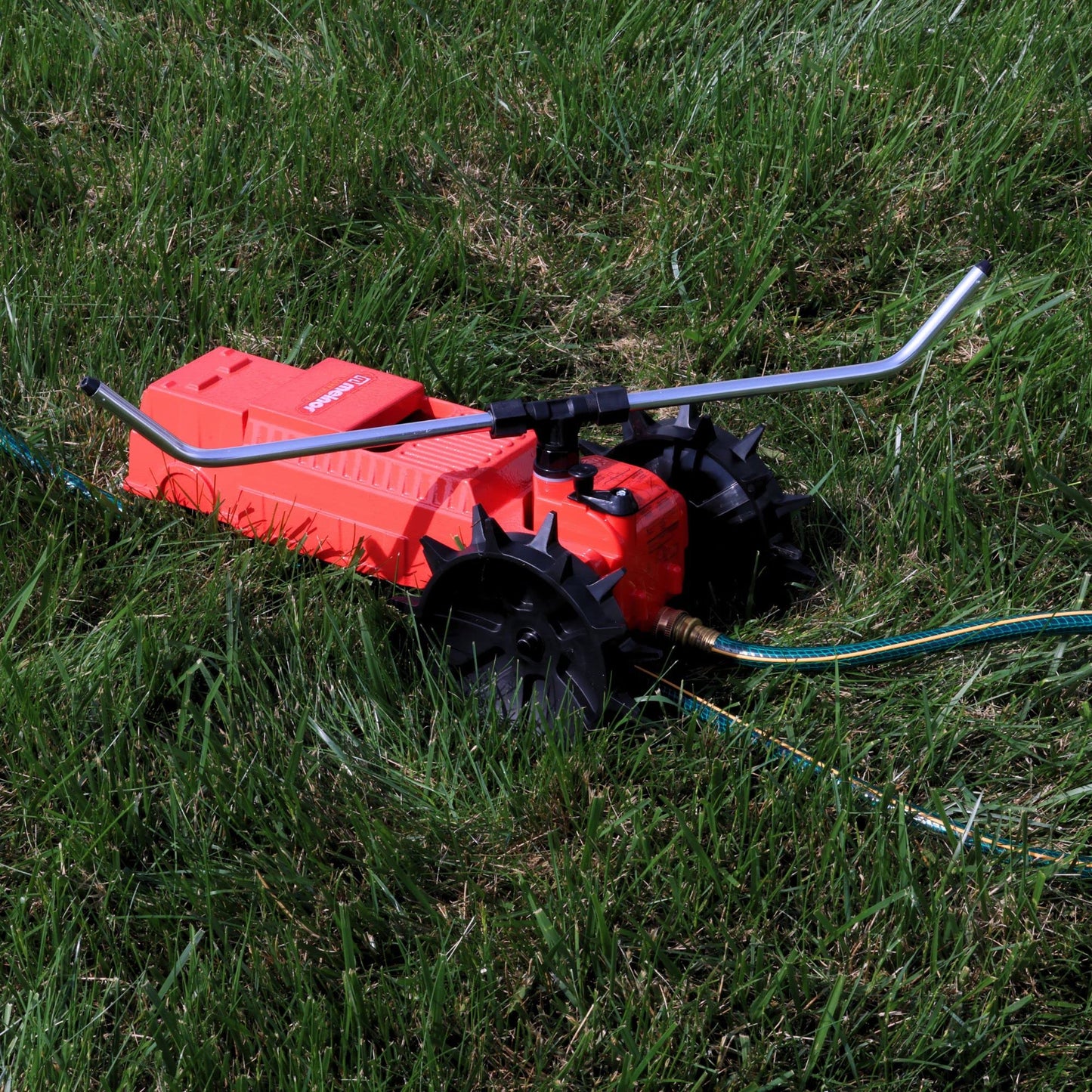 Melnor 65193AMZ Traveling Sprinkler with QuickConnects