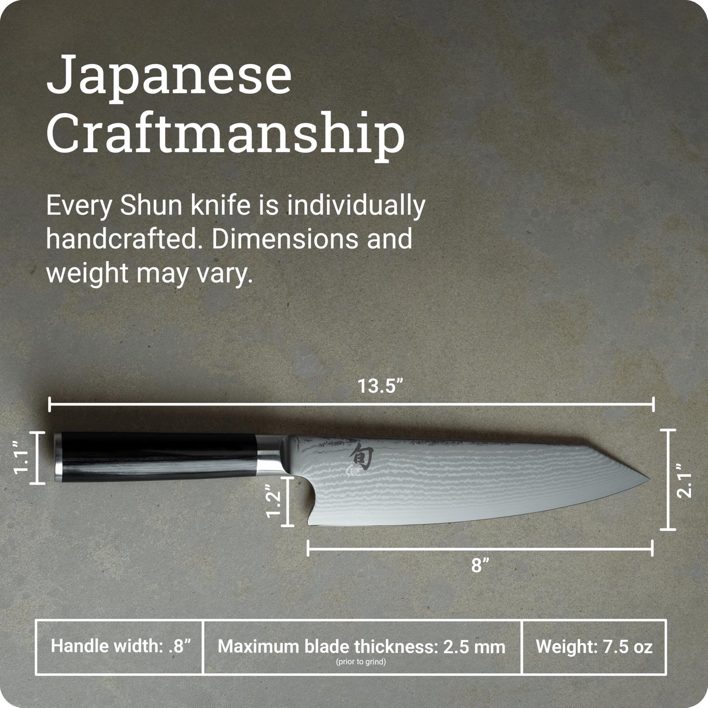 Shun Classic 8" Kiritsuke Knife