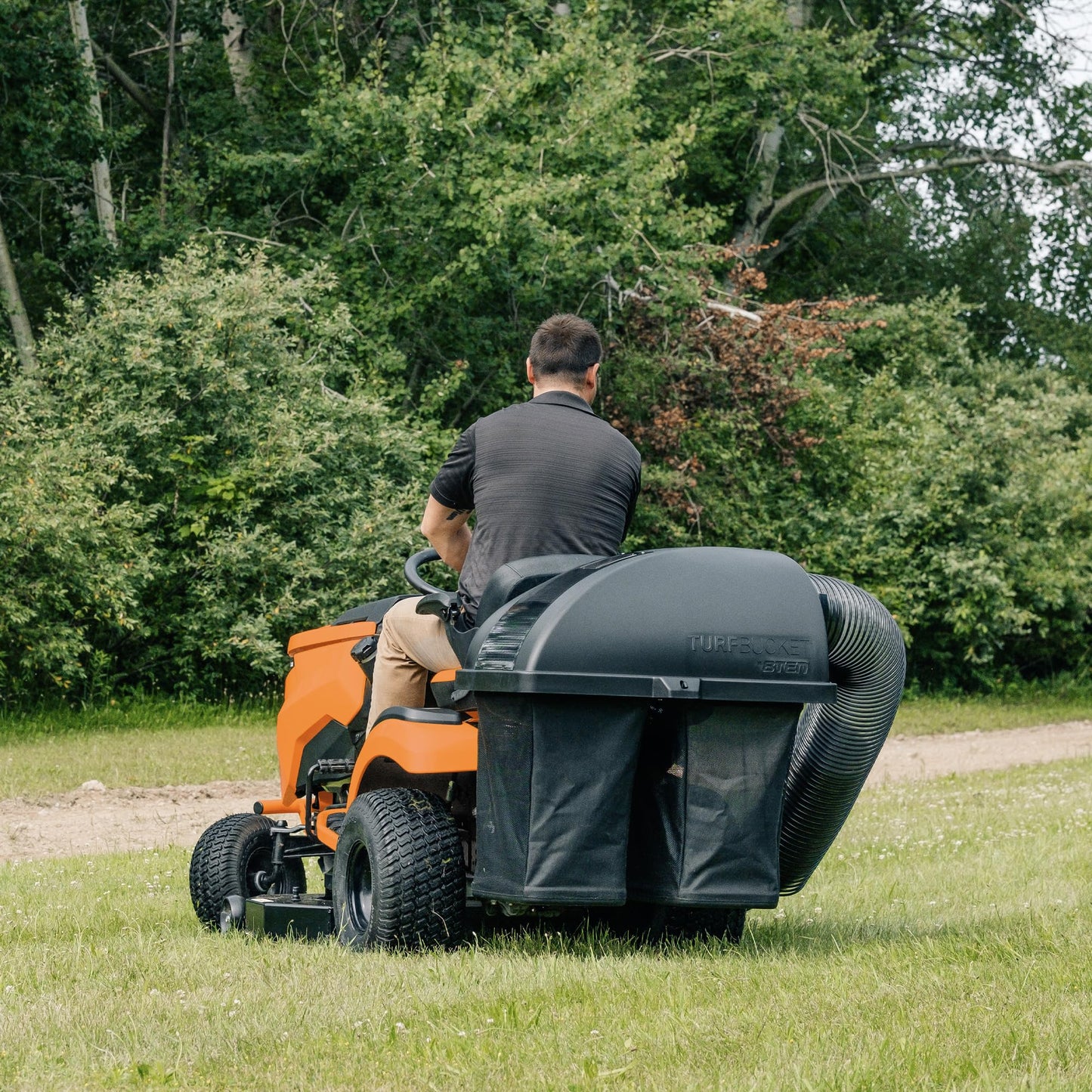 8TEN TURFBUCKET Grass Twin Bagger System for Ariens Gravely Edge ZT 52 Inch Deck Zero Turn