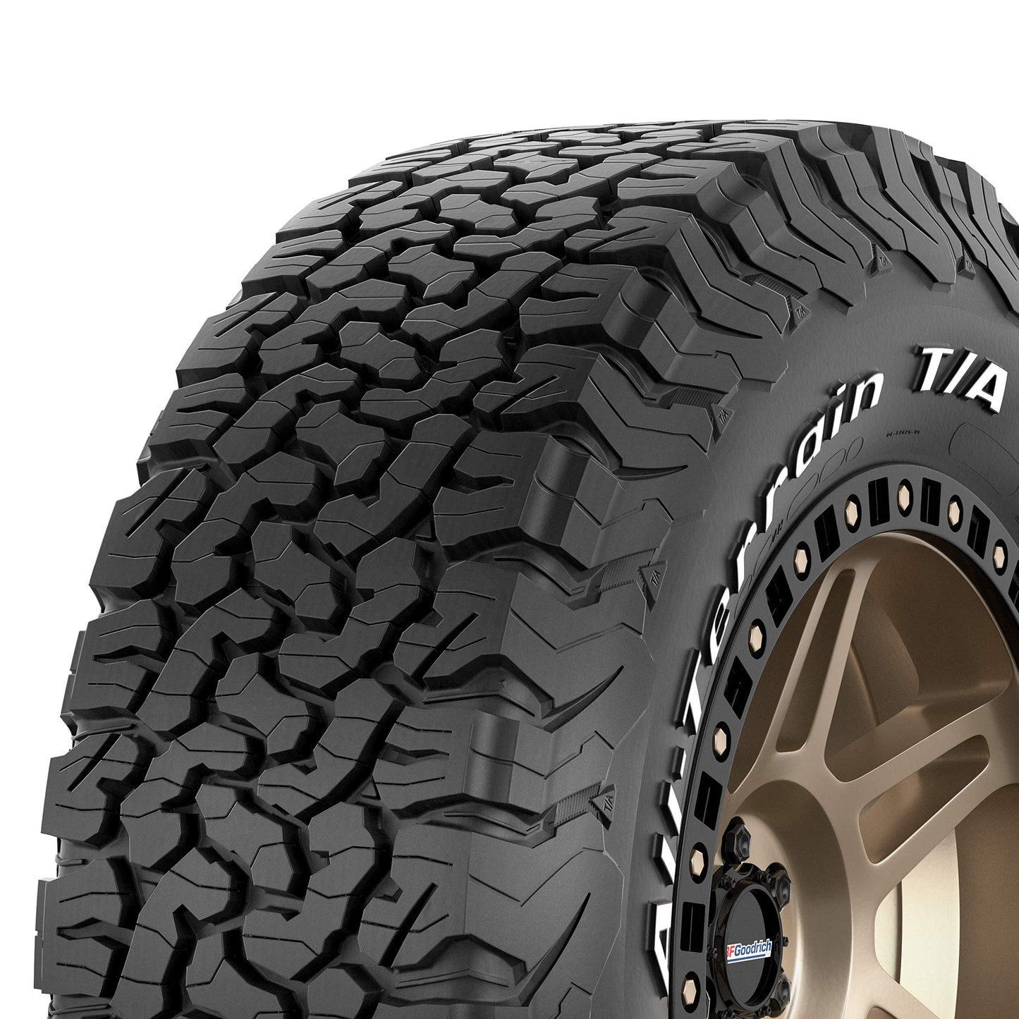 BFGoodrich All Terrain T/A KO2 Radial Car Tire for Light Trucks, SUVs, and Crossovers, LT275/65R17/E 121/118S