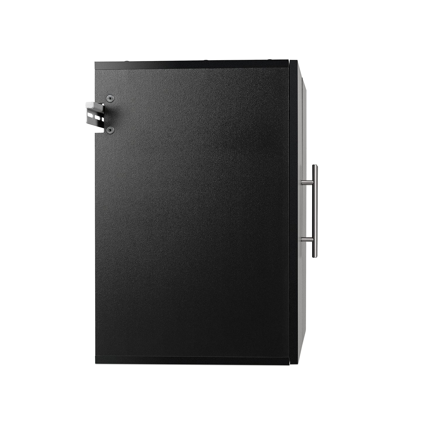 Prepac HangUps 30" Upper Garage Cabinet, Bathroom Cabinet Wall Mount, Ideal for Garage, Kitchen and Laundry Organization 30" W x 24" H x 16" D, Black