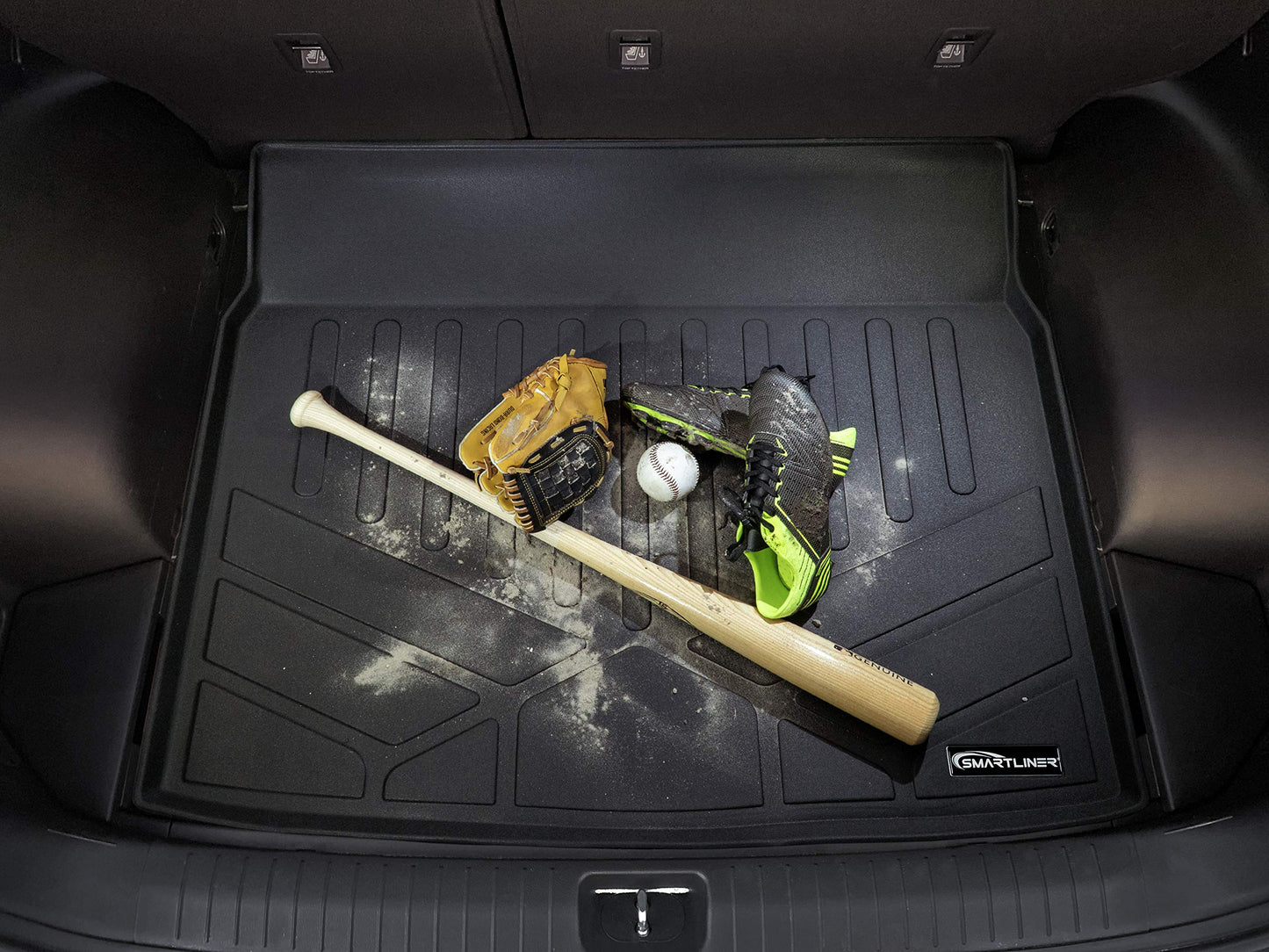 SMARTLINER Custom Fit Floor Mats 2 Rows and Cargo Liner Set Compatible with 2018-2023 Hyundai Kona