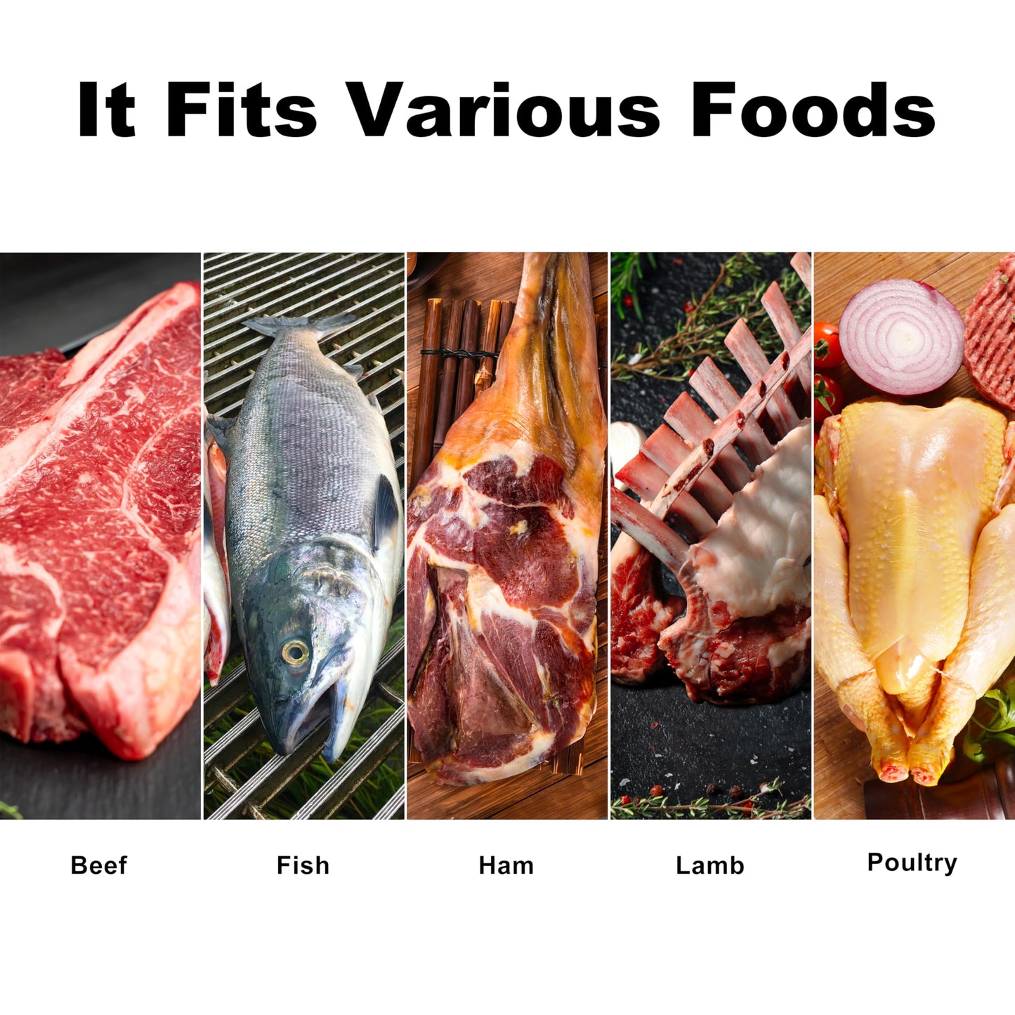 Cobalance Dry Aging Fridge for Steaks, Dry Age Freezer for Ribeye, Chicken, Ham&Salami up to 33 lbs, Home Meat Ager Refrigerator, Meat Aging Fridge, Tender Aged Beef and Game in 21-46 Days