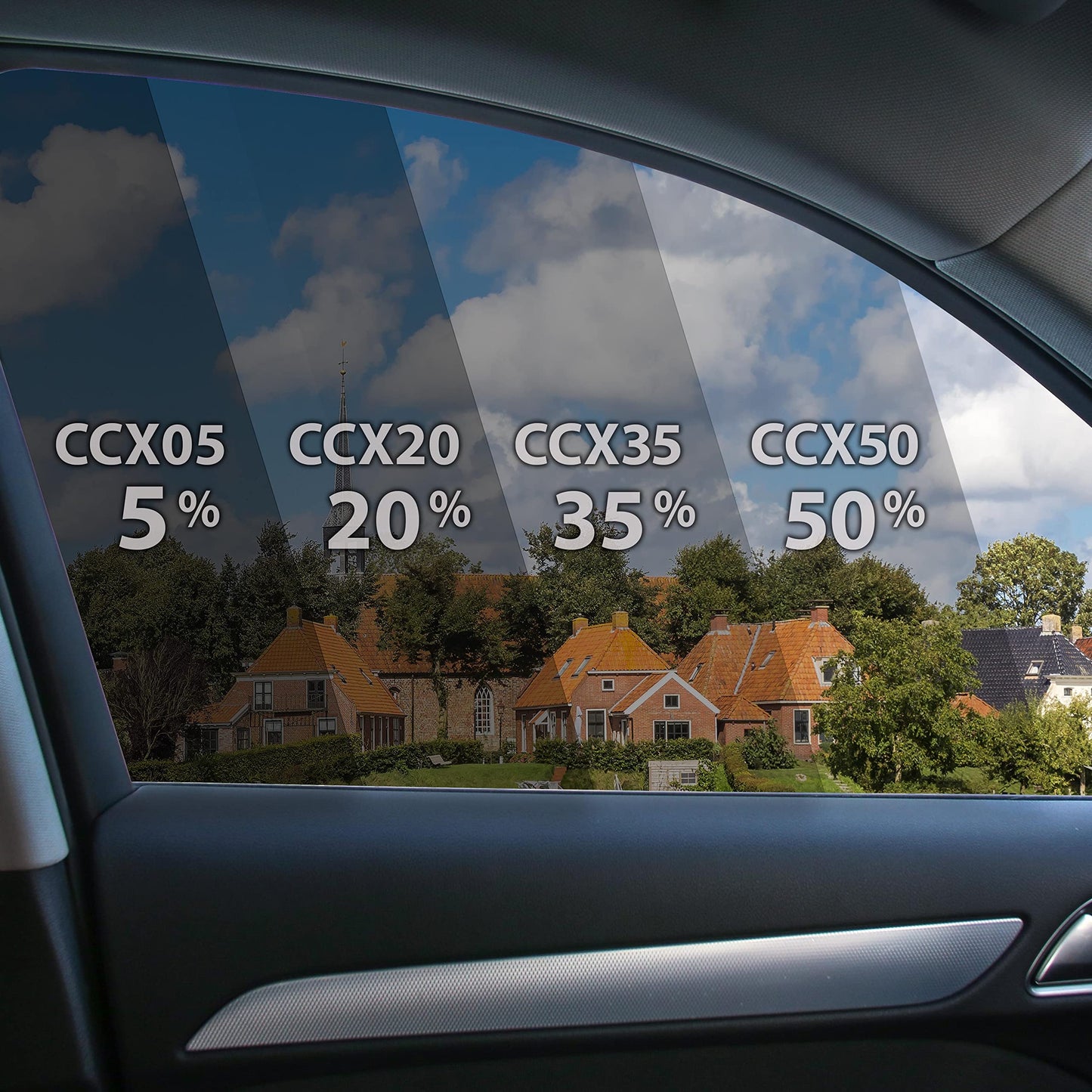 Geo Window Films CCX05 Carbon Automotive Tint Extra Dark Black - 30in X 100ft