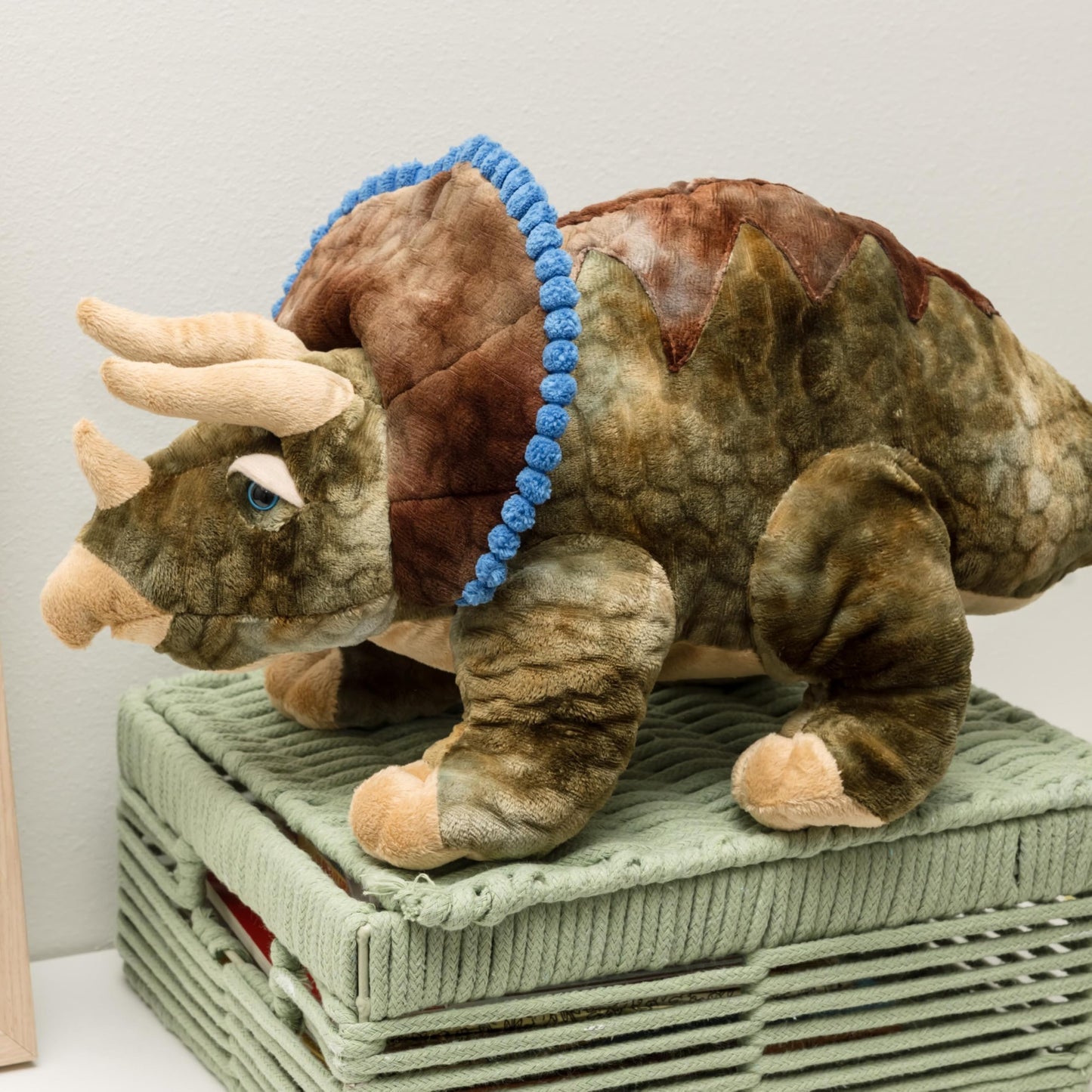 The Petting Zoo Triceratops Stuffed Animal Plushie, Gift for Kids, Dinosaur Animals, Triceratops Dinosaur Plush Toy, 16 inches